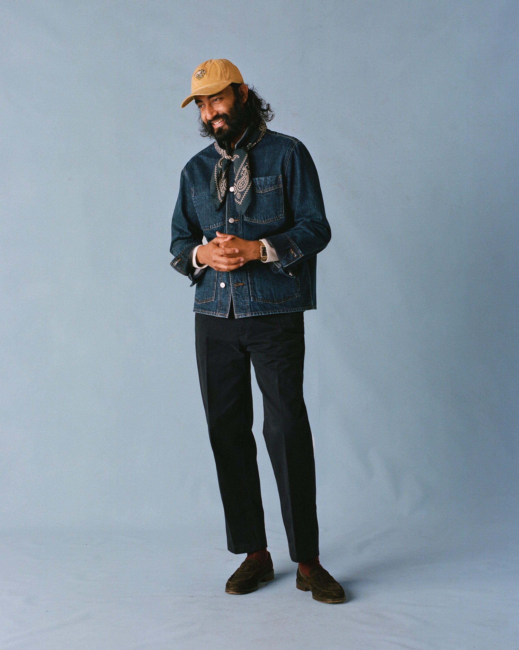 Stone Wash Denim Work Jacket - Image 10