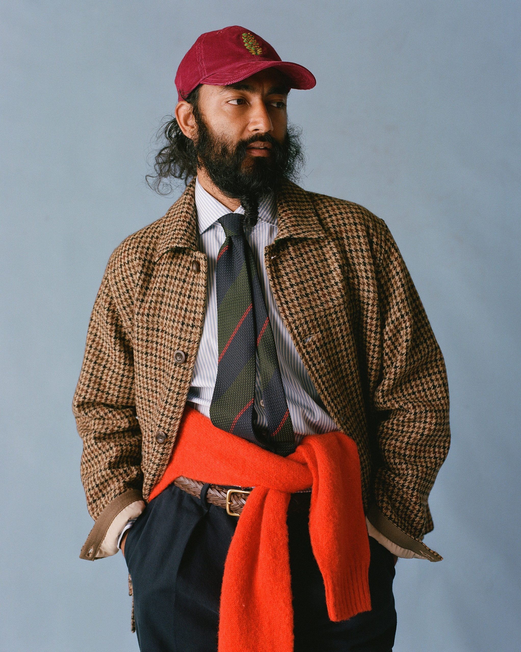 Houndstooth Check Harris Tweed Donkey Jacket - Image 11