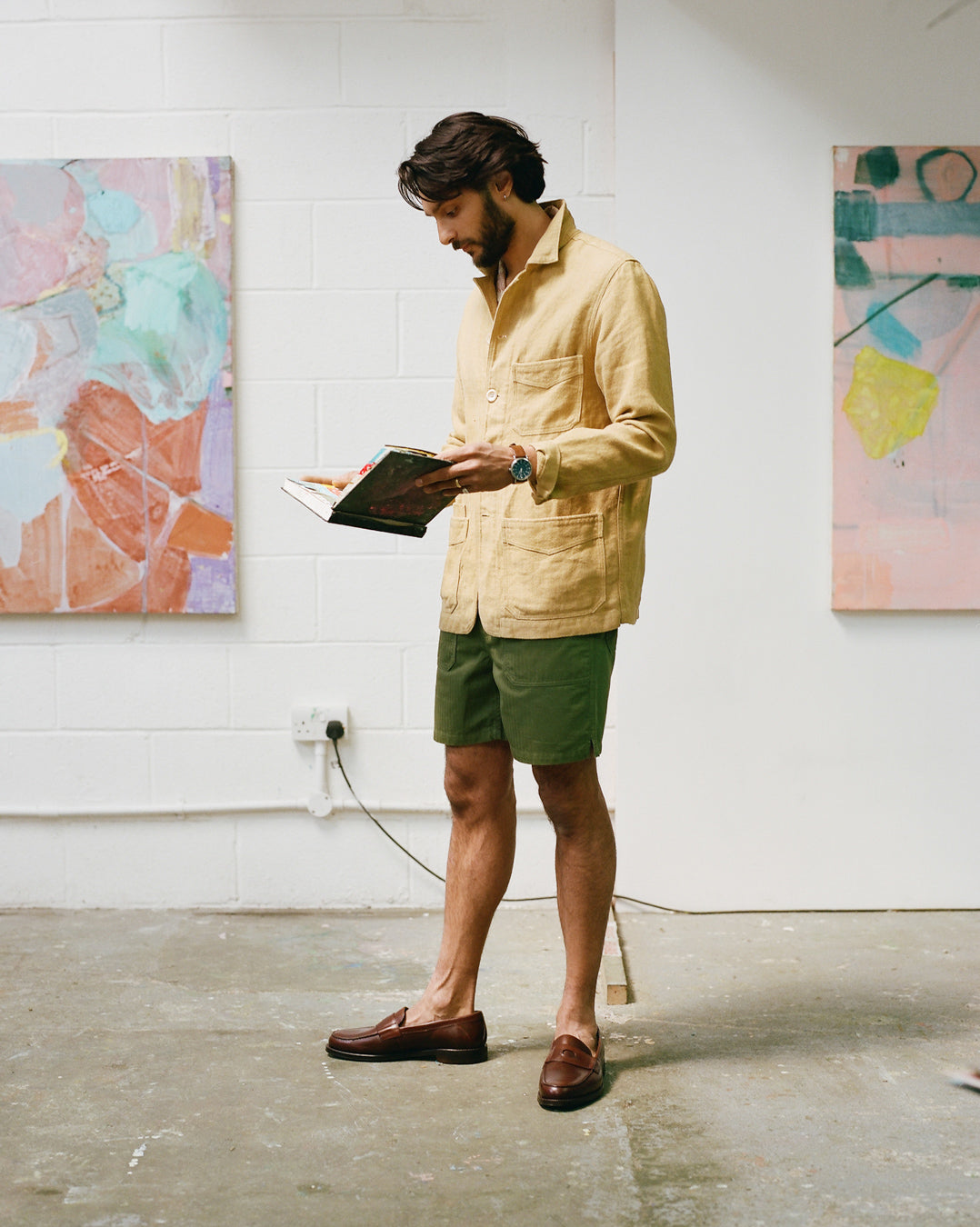 Brown Leather Charles Goodyear Welted Penny Loafer - Image 7