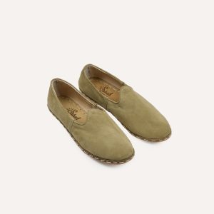 Sabah Olio Olive Suede Shoes