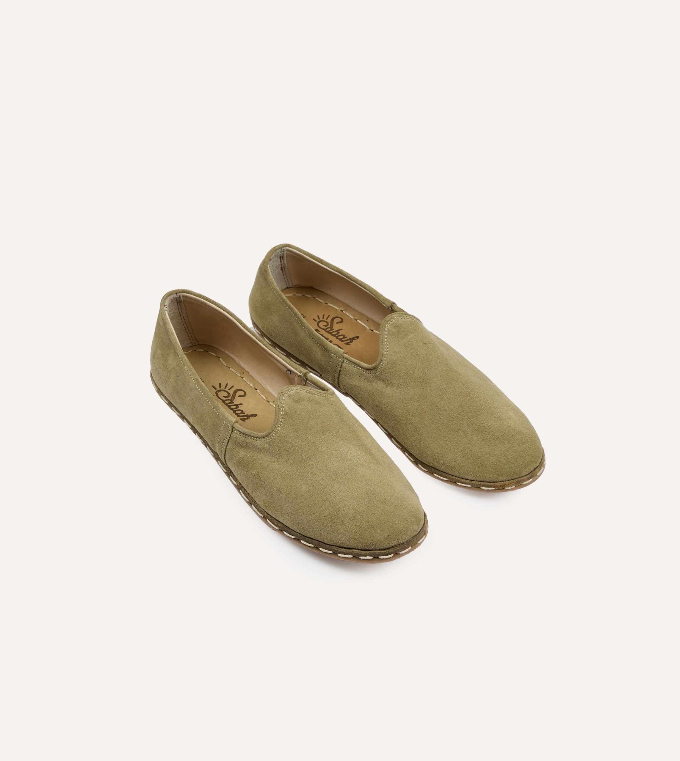 Sabah Olio Olive Suede Shoes