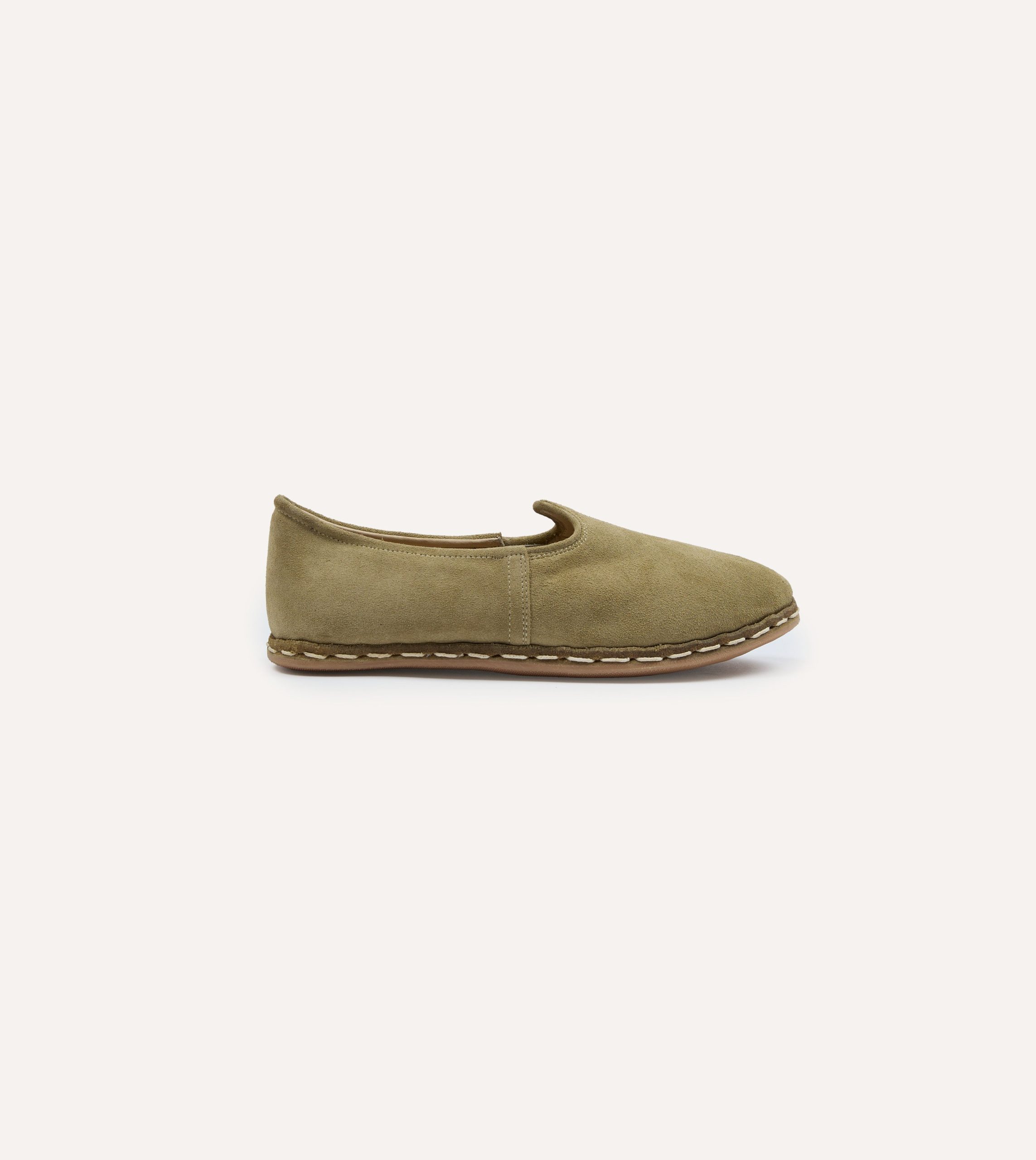 Sabah Olio Olive Suede Shoes - Image 6