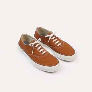 Wakouwa by Anatomica Brown Cotton Canvas Oxford Trainers