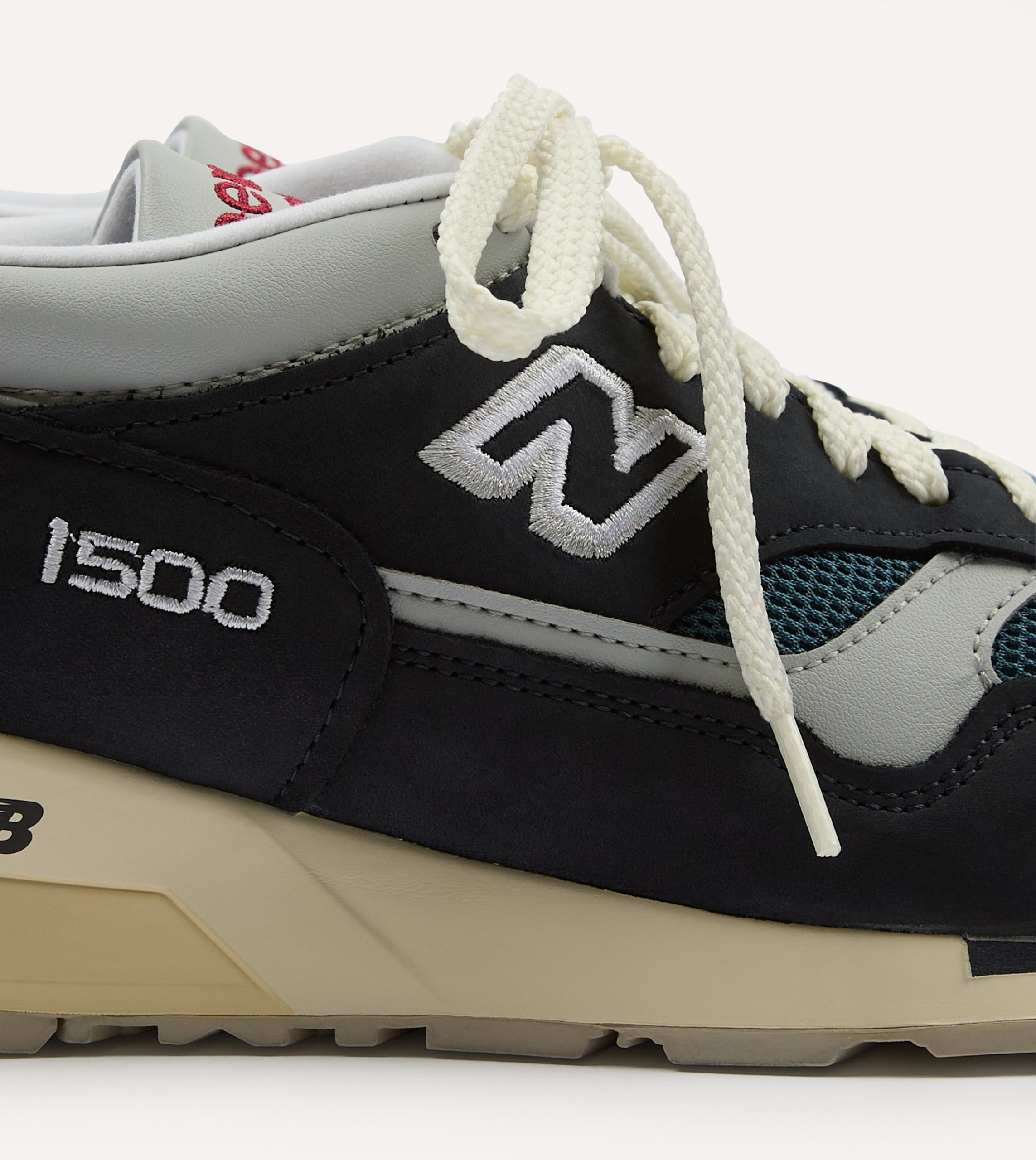 New Balance Navy Vintage Sport Made in UK 1500 Trainers - Image 3