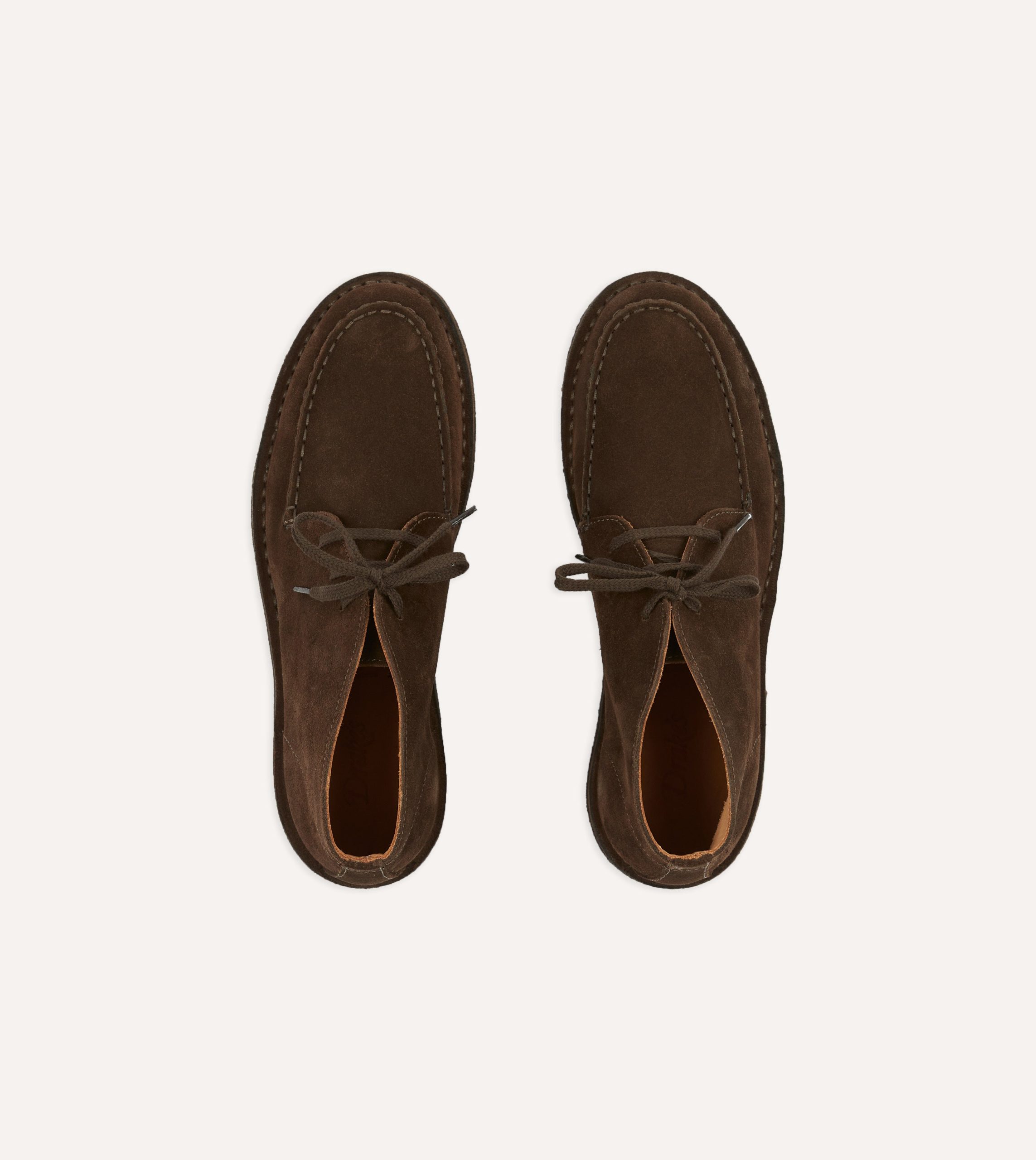 Crosby Moc-Toe Chukka Boot Brown Suede - Image 4