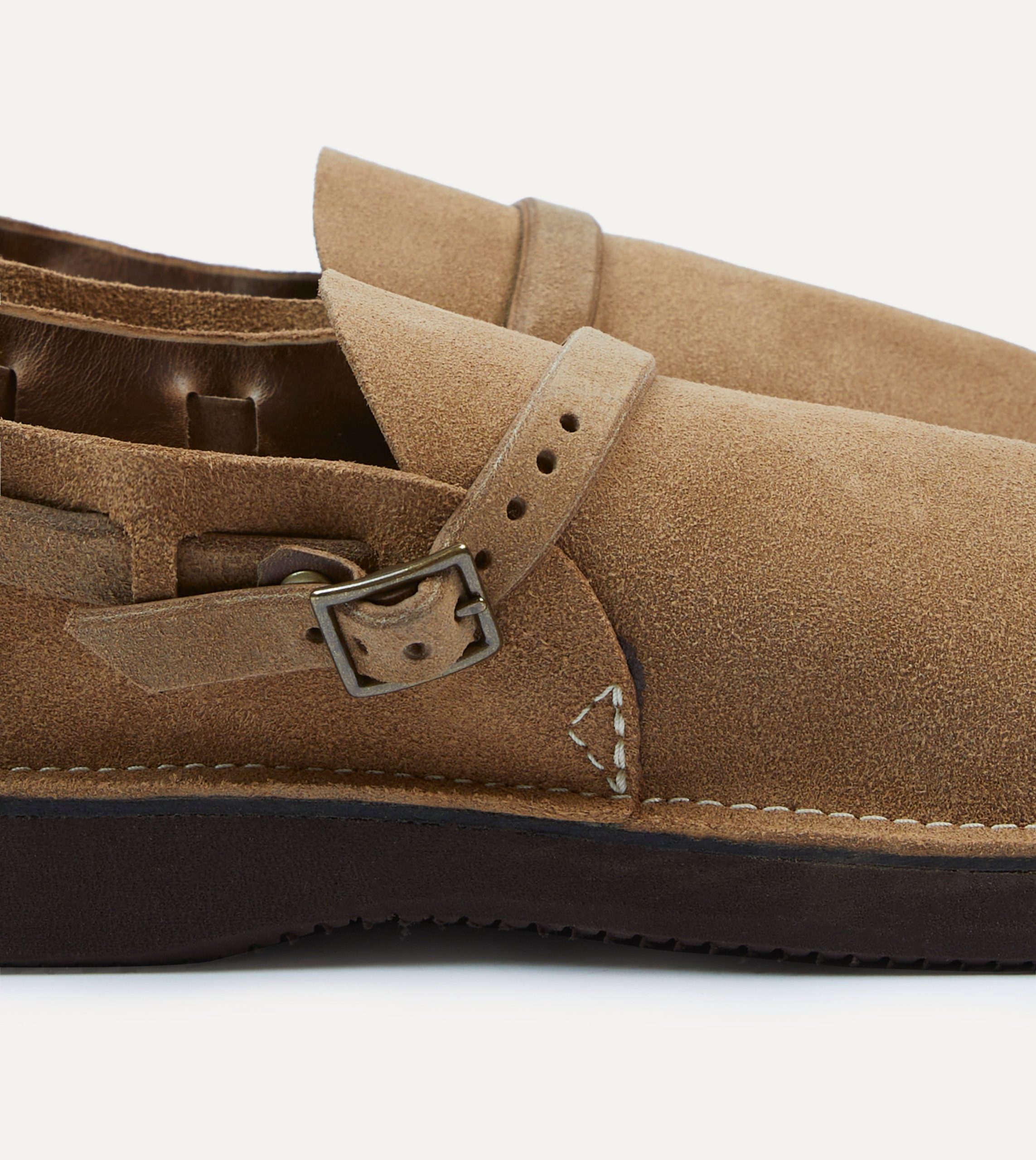 Aurora for Drake's Middle English Light Brown Roughout Leather Shoe - Image 3