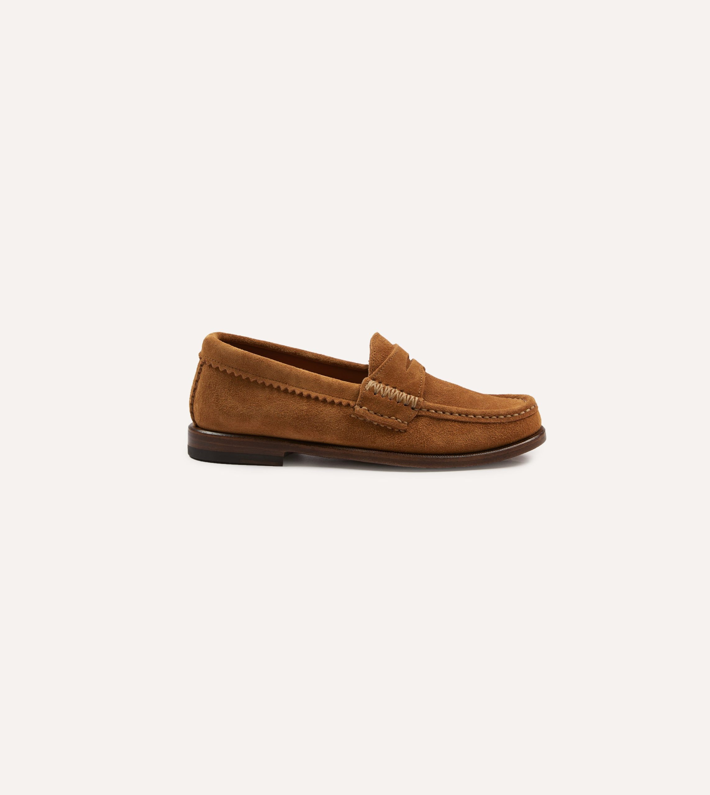 Yuketen Brown Leather Rob's Loafer - Image 6