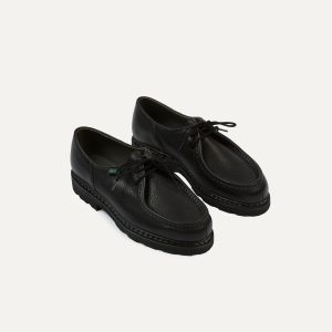Paraboot Michael Noir Deer Leather Derby Shoe