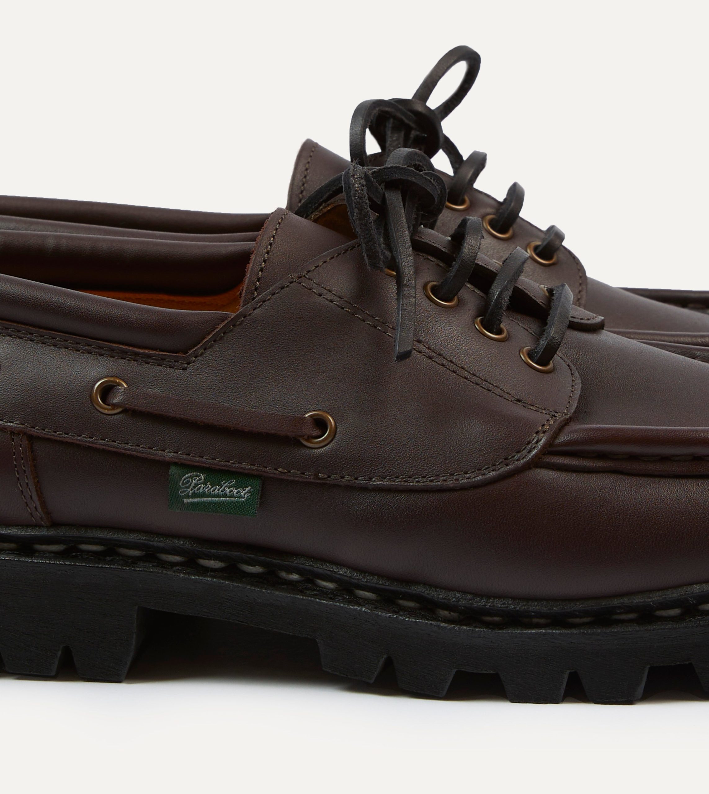 Paraboot Chimey ??b??ne Calf Leather Derby Shoe - Image 3