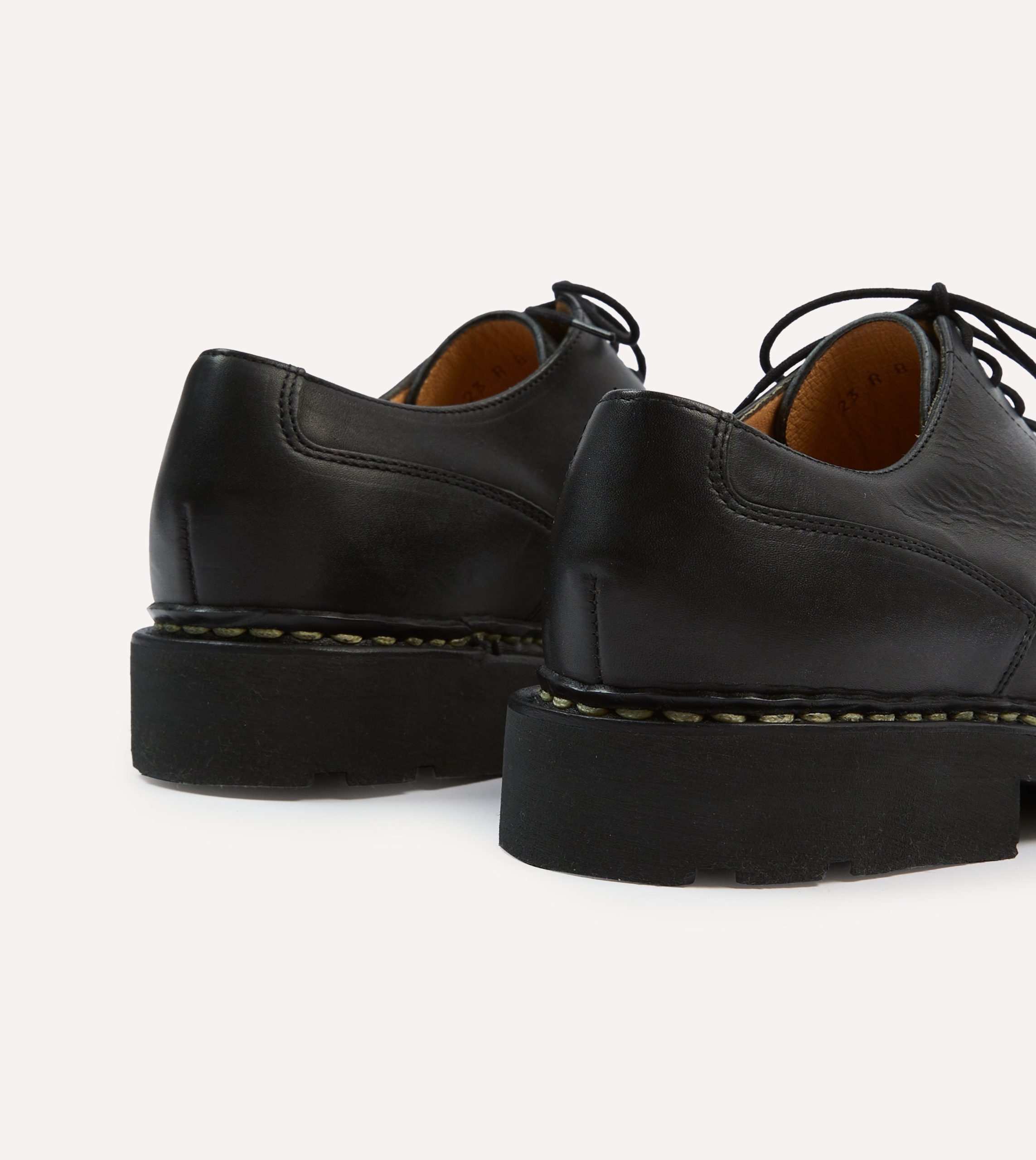 Paraboot Villandry Noir Calf Leather Derby Shoe - Image 5