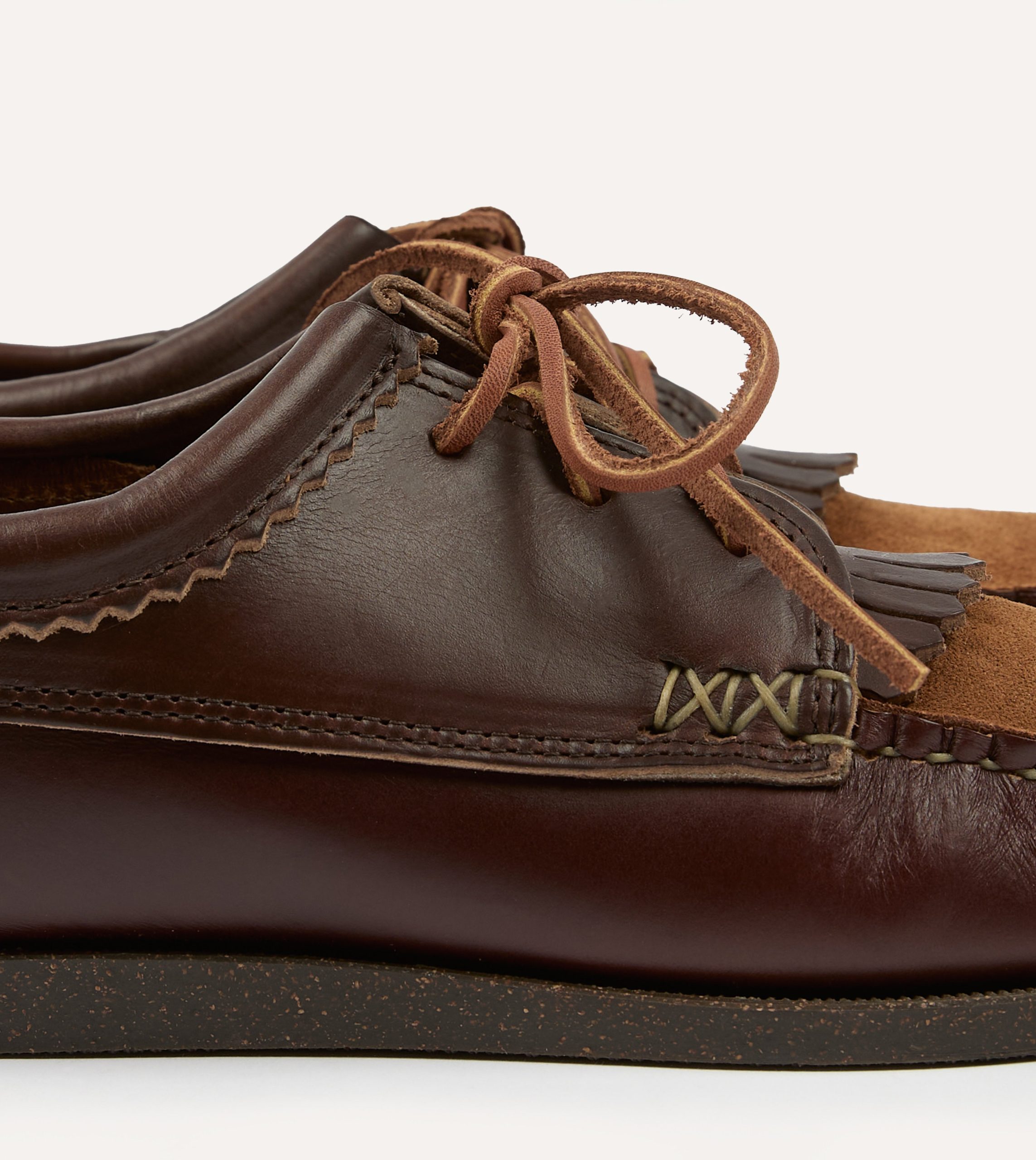 Yuketen Brown Kiltie Blucher with Camp Sole - Image 3