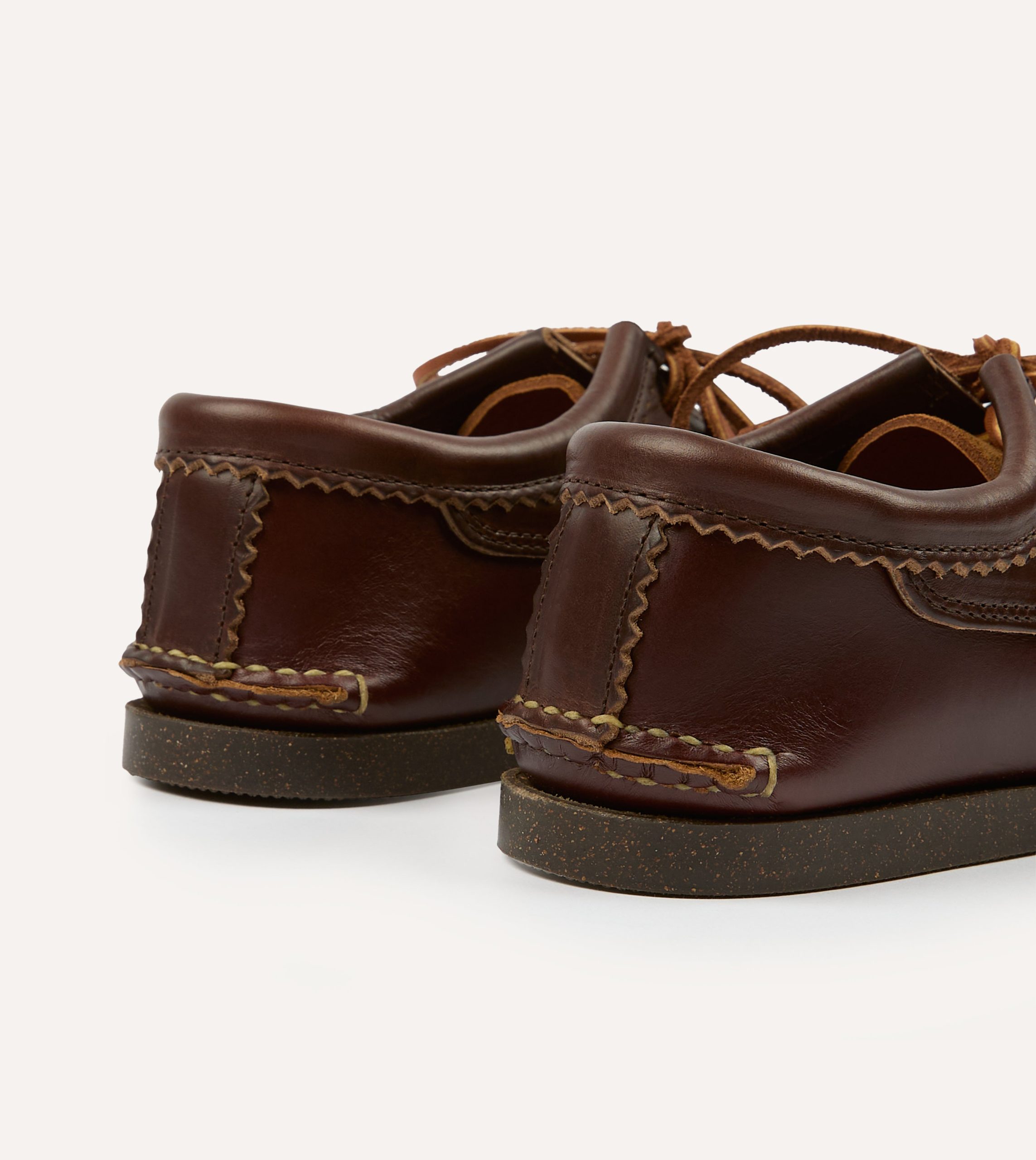 Yuketen Brown Kiltie Blucher with Camp Sole - Image 5