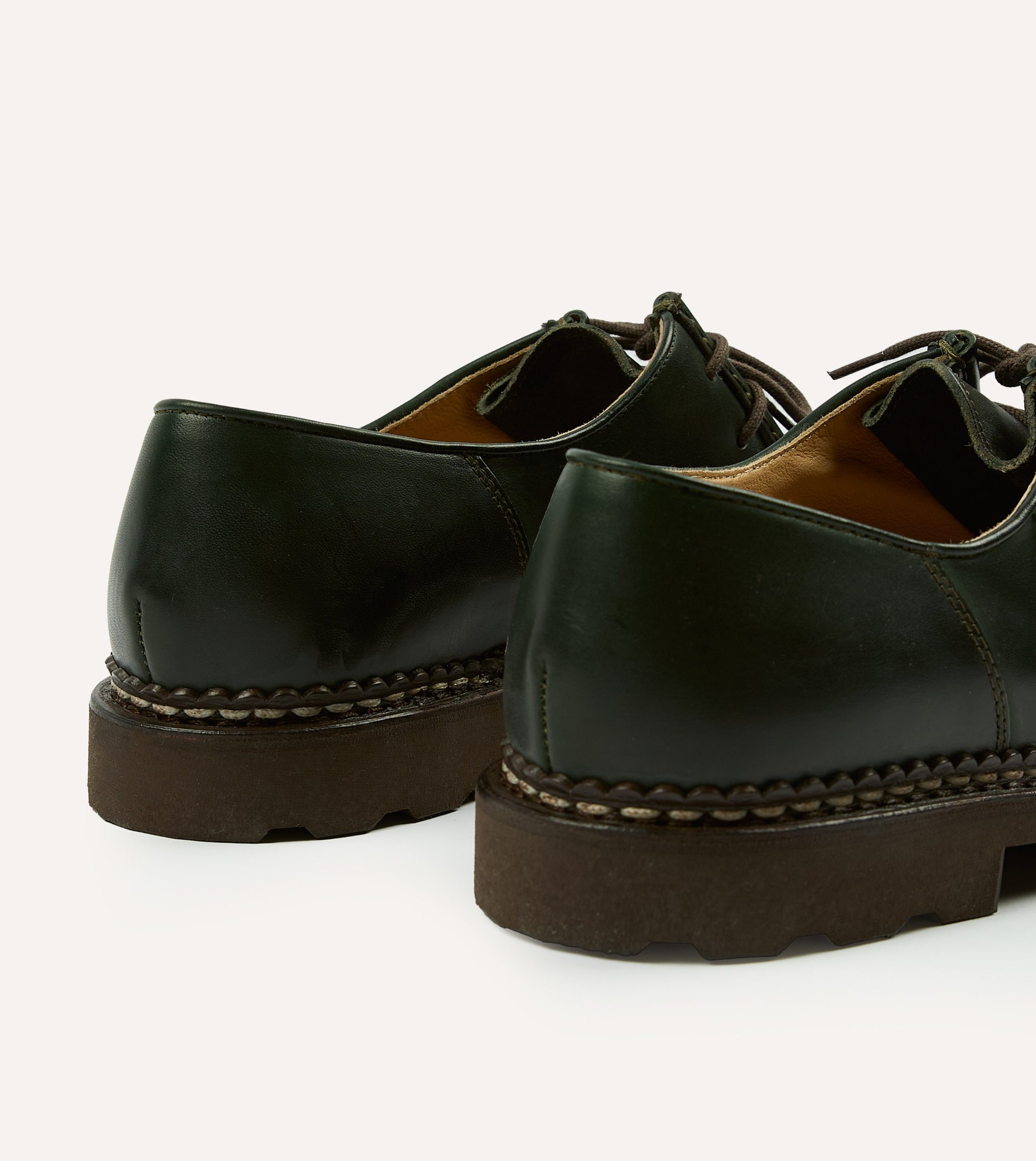 Paraboot Michael Vert Leather Derby Shoe - Image 5