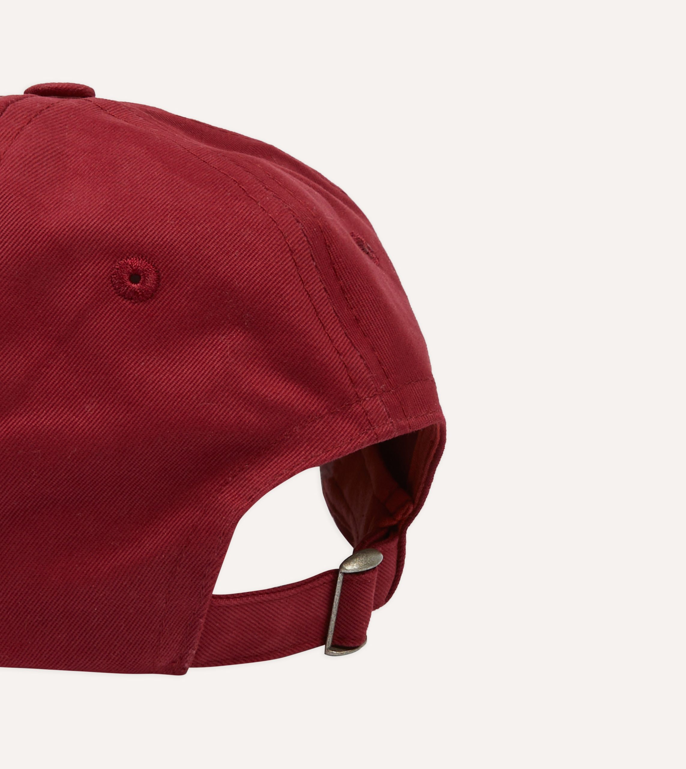 Red Soleil Cotton Twill Baseball Cap - Image 2