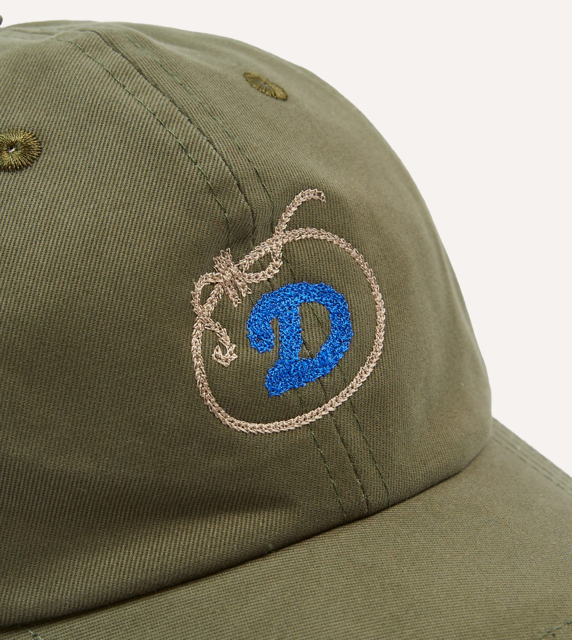 'D' Lasso Emblem Cotton Twill Baseball Cap - Image 3