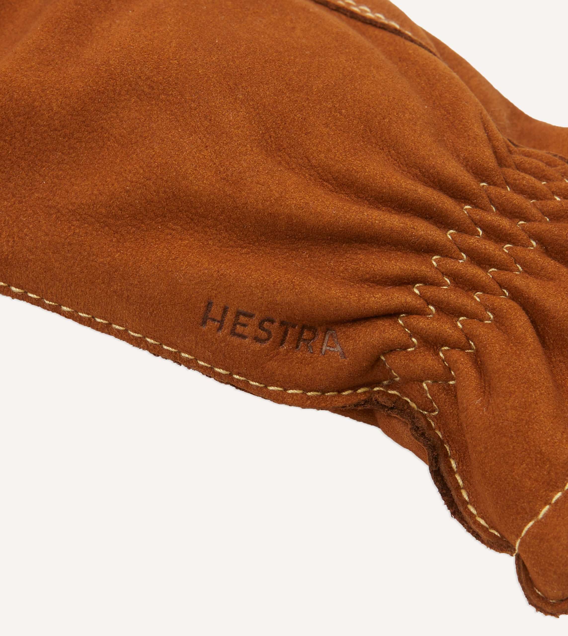 Hestra Atle Nubuck Leather Gloves with Wool Lining - Image 2