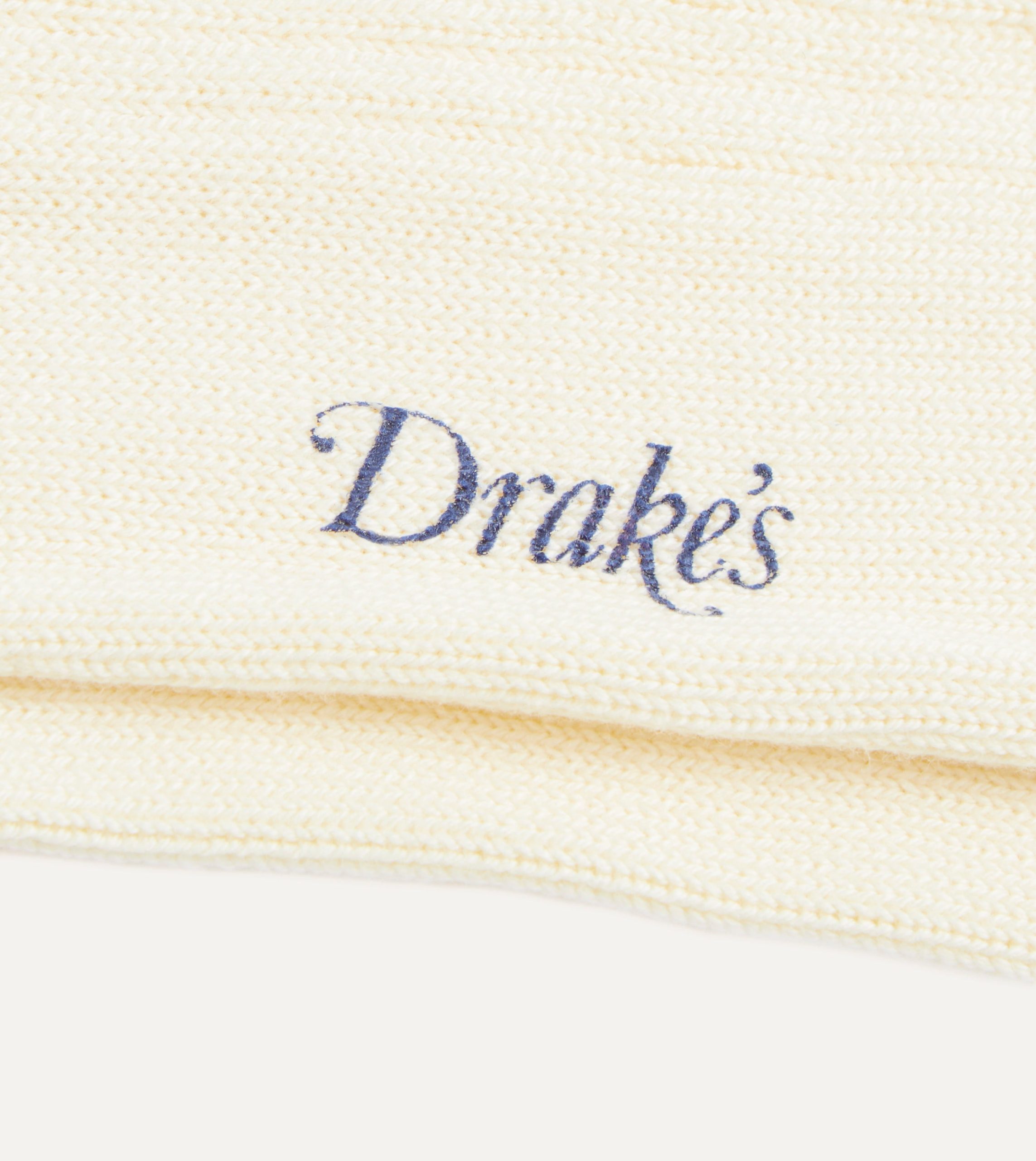 Green and Ecru Heavy Striped Sport Socks - Image 2