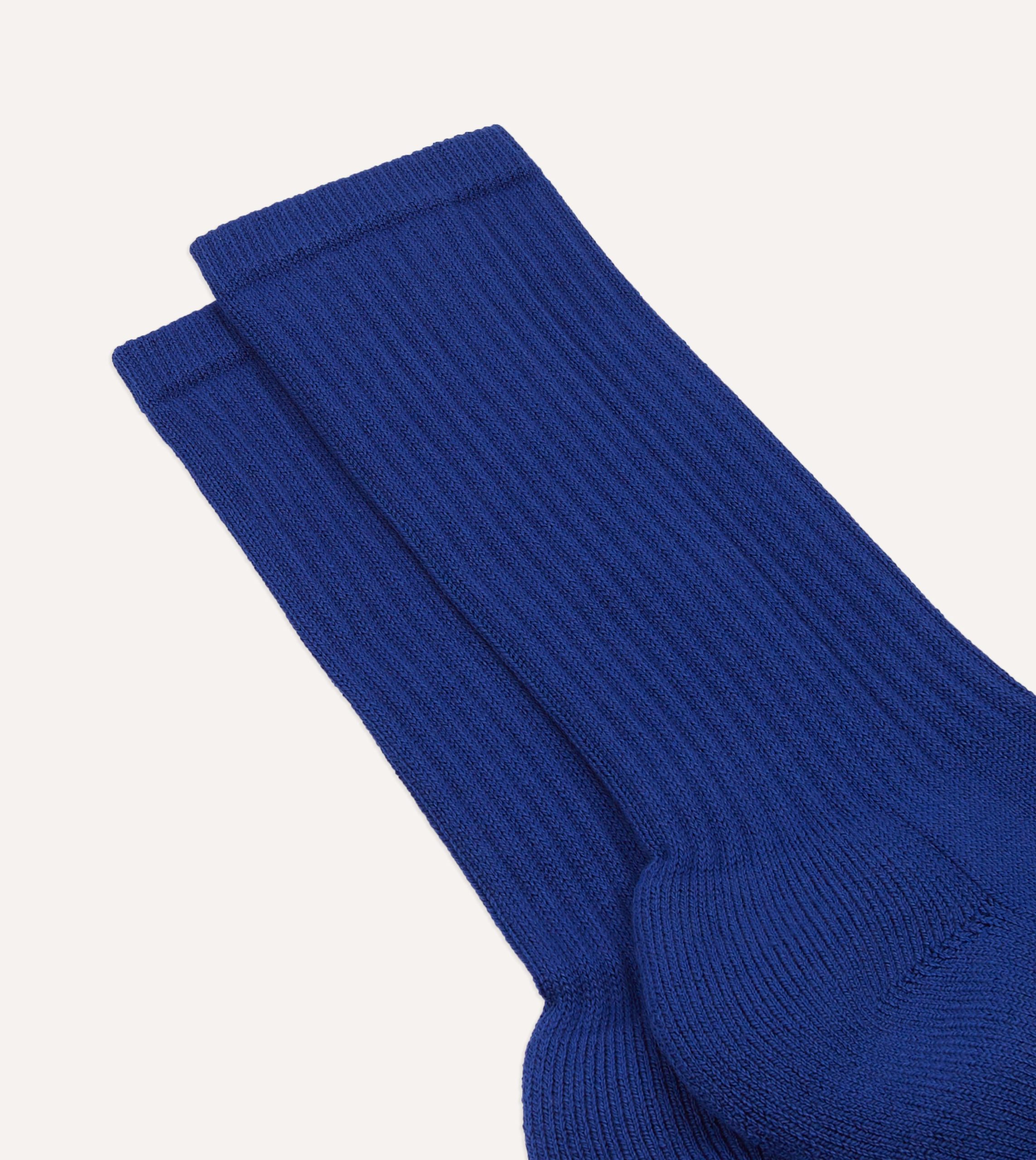 Blue Cotton Sports Socks - Image 3