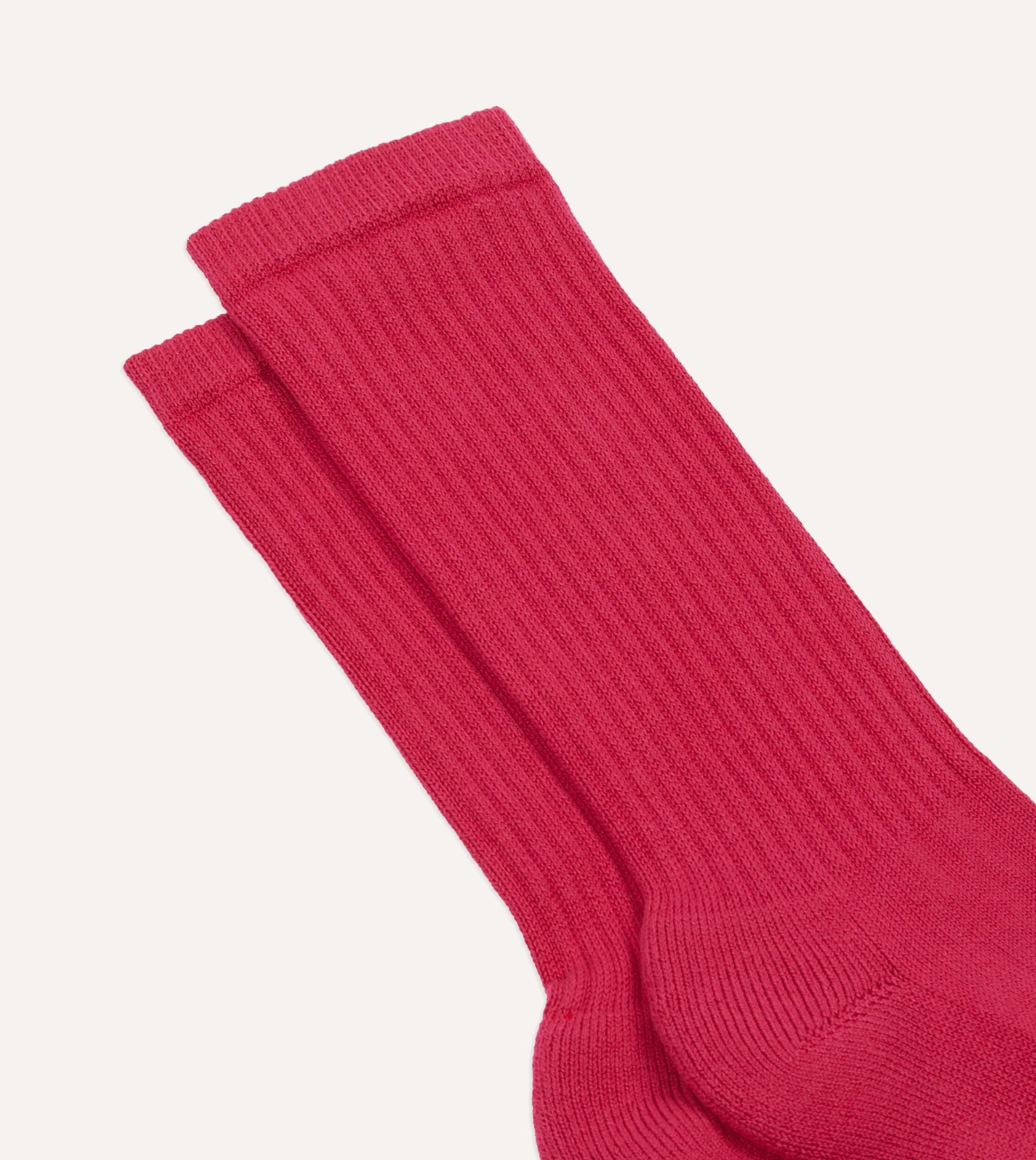 Pink Cotton Sports Socks - Image 3