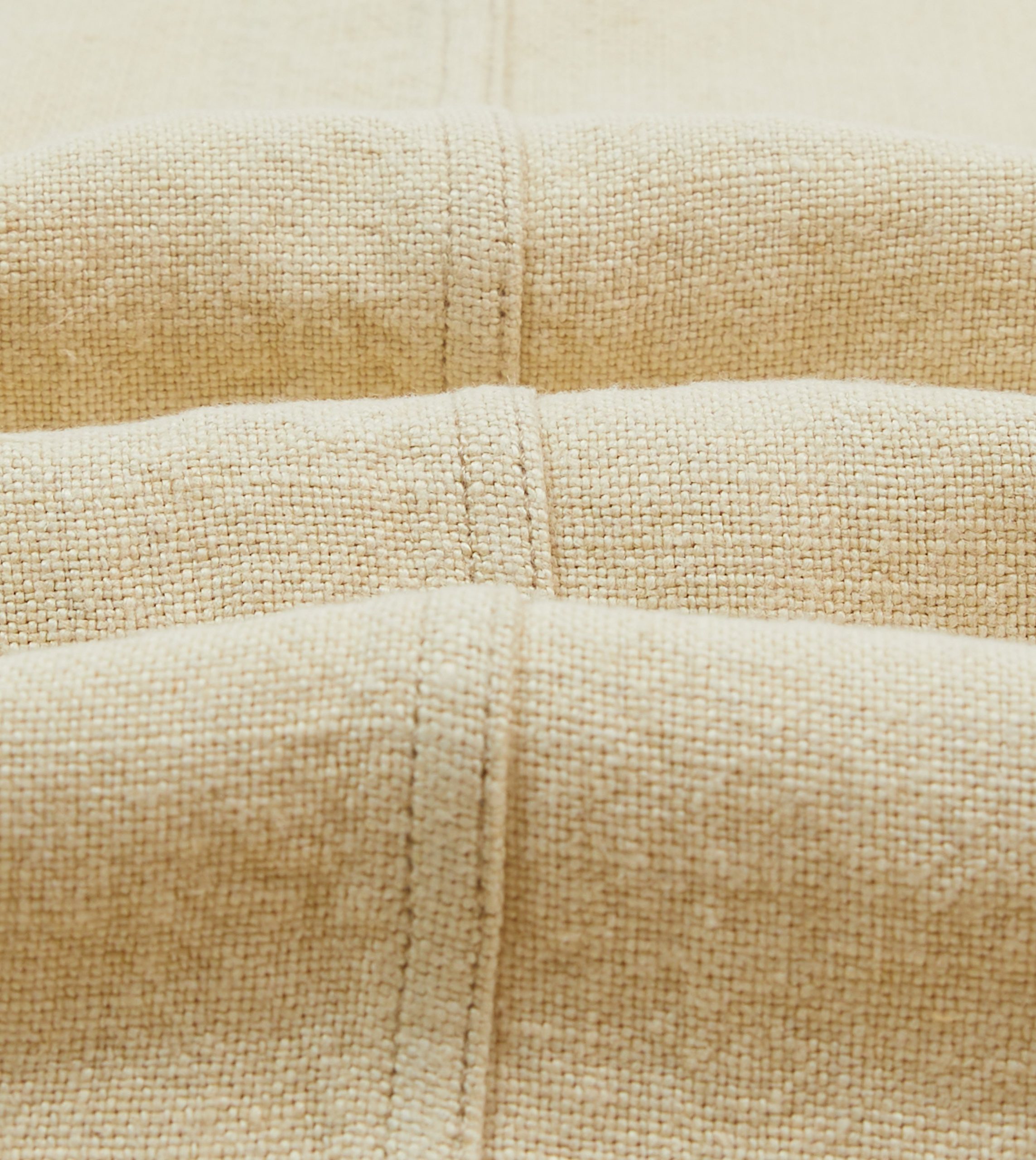 Ecru Linen Five-Pocket Chore Jacket - Image 2