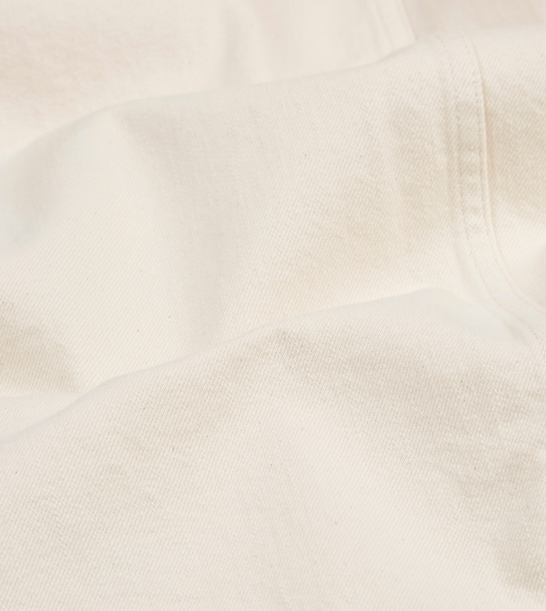 Ecru Selvedge Denim Five-Pocket Chore Jacket - Image 2