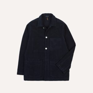 St. JOHN by Drake's Navy Moleskin Five-Pocket Chore Jacket