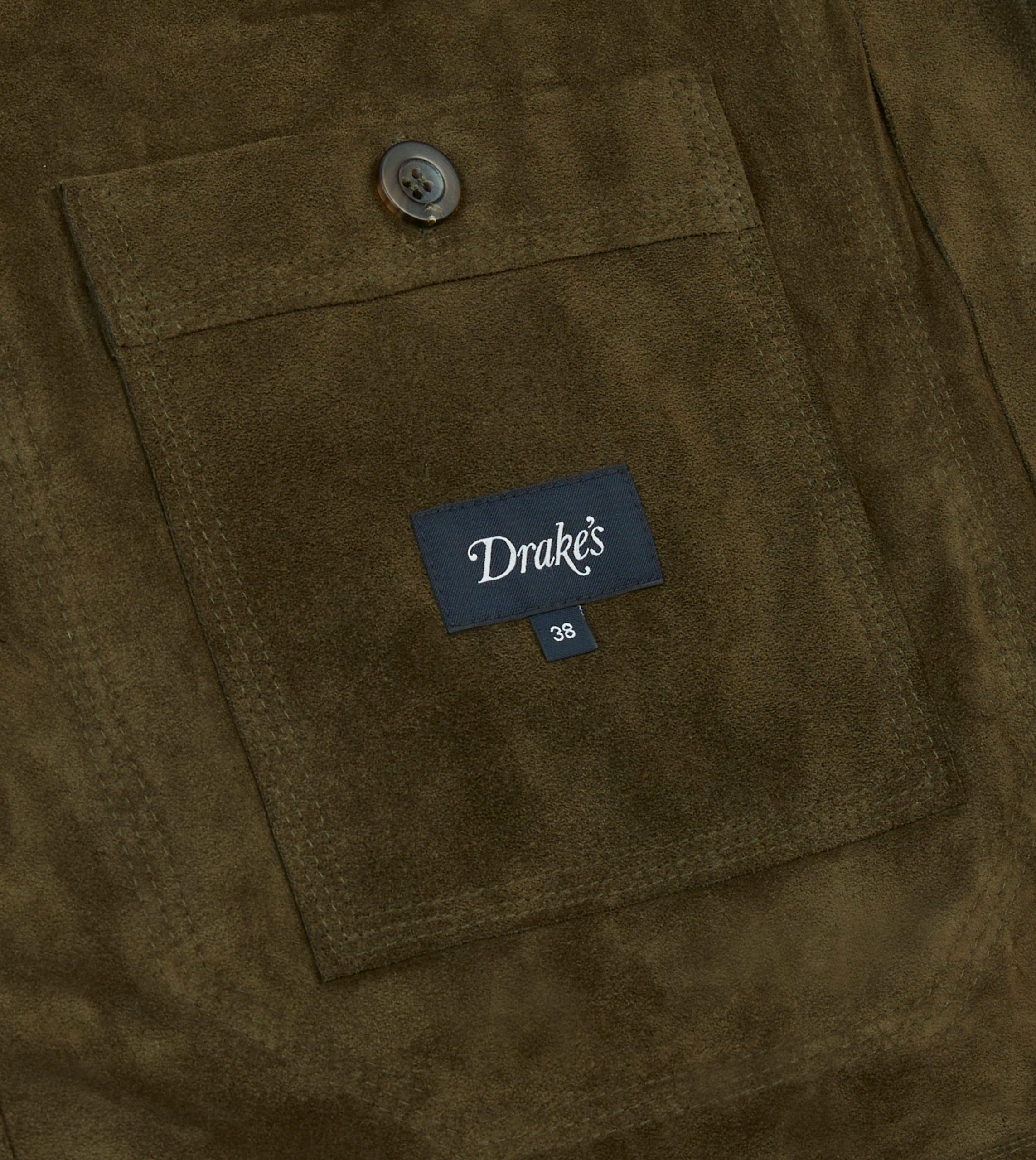 Olive Suede Welder Jacket - Image 7
