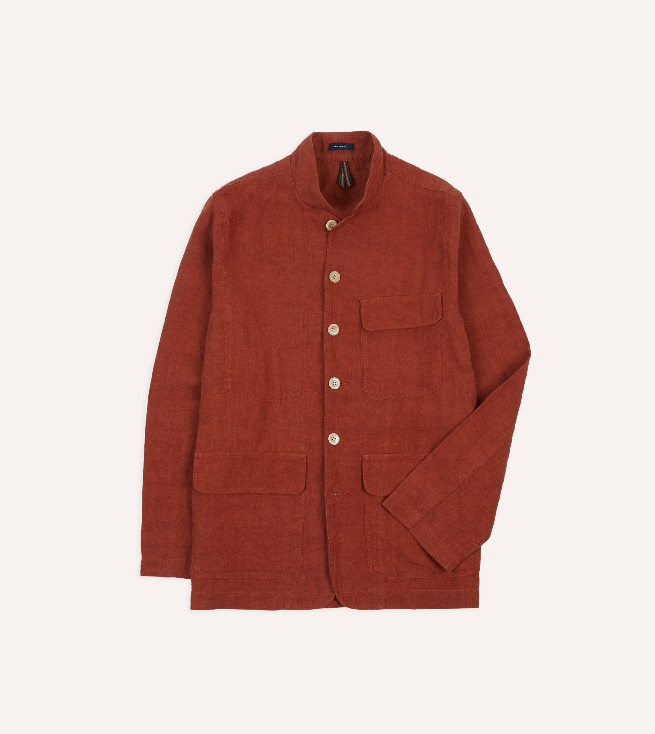 Rust Linen Forestiere Jacket