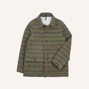Green Check Tweed Donkey Jacket