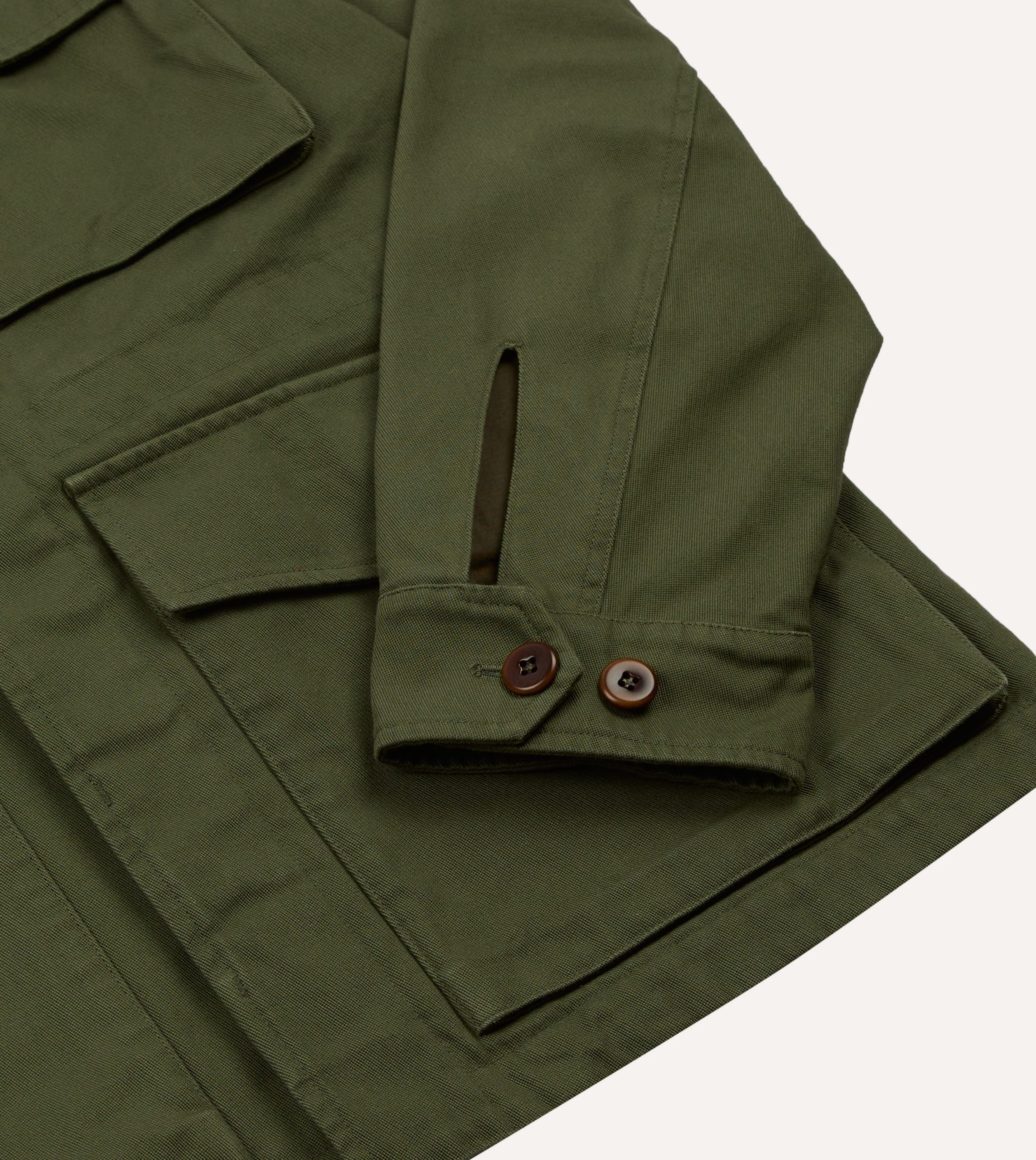 Olive Cotton D-43 Field Jacket - Image 6