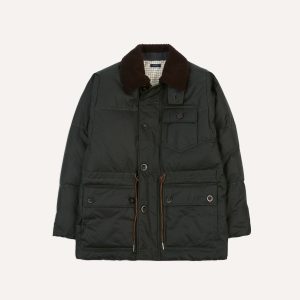 Green Waxed Cotton Expedition Parka