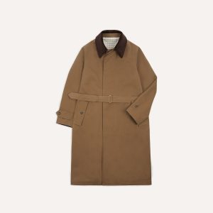 Drake's for Permanent Style Tan Rider's Raincoat