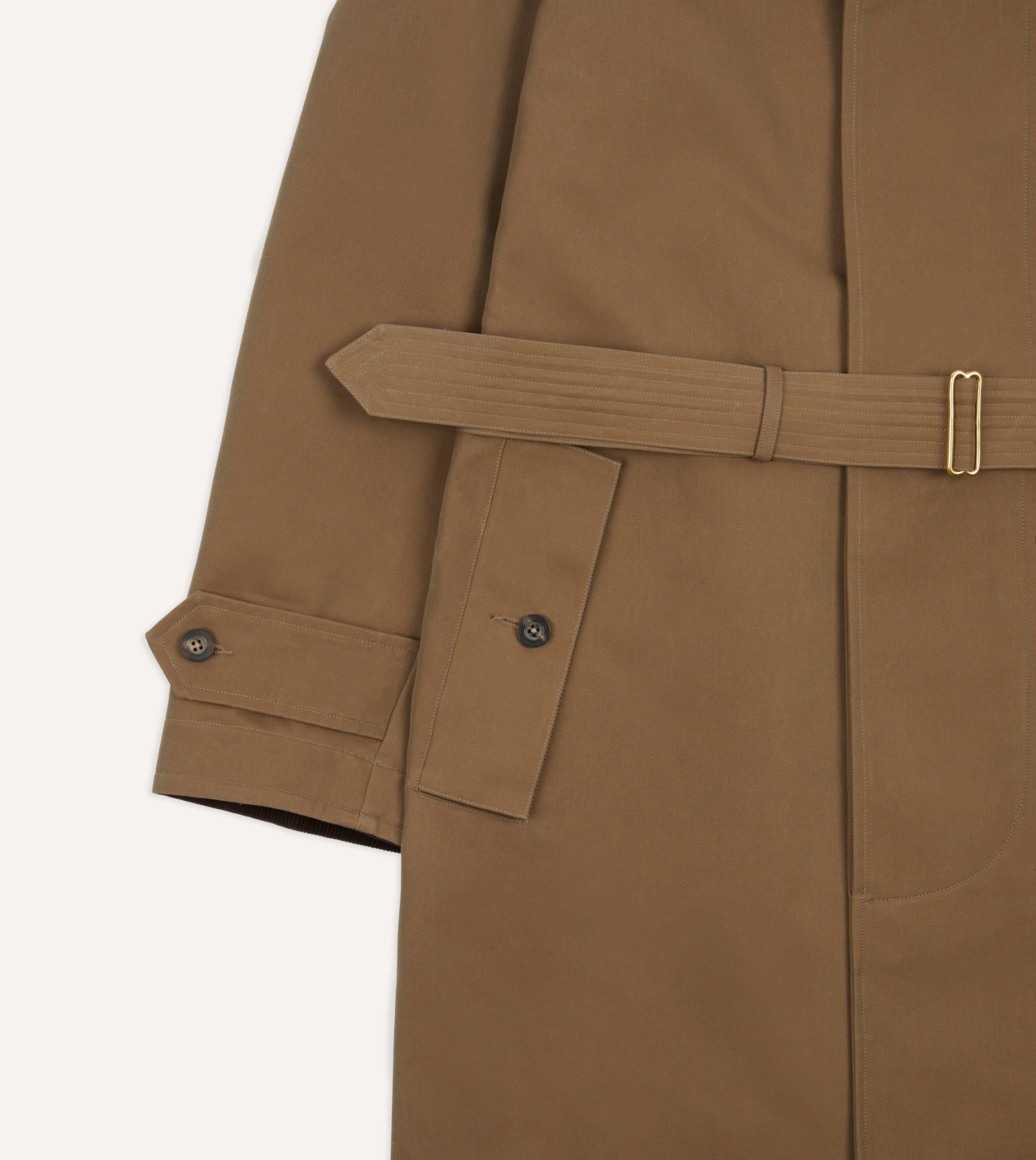 Drake's for Permanent Style Tan Rider's Raincoat - Image 6