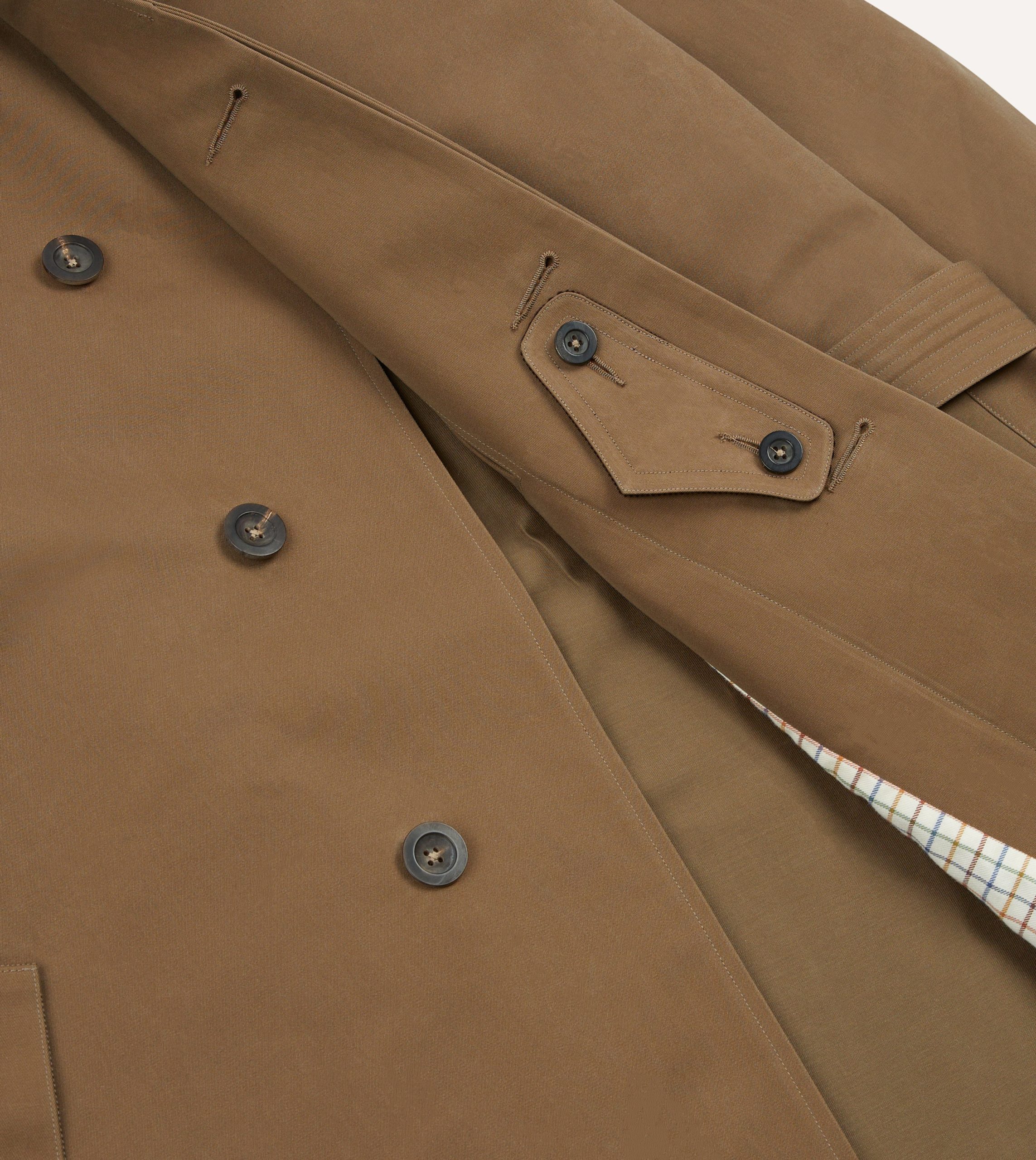 Drake's for Permanent Style Tan Rider's Raincoat - Image 9