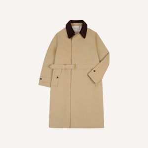 Drake's for Permanent Style Beige Rider's Raincoat