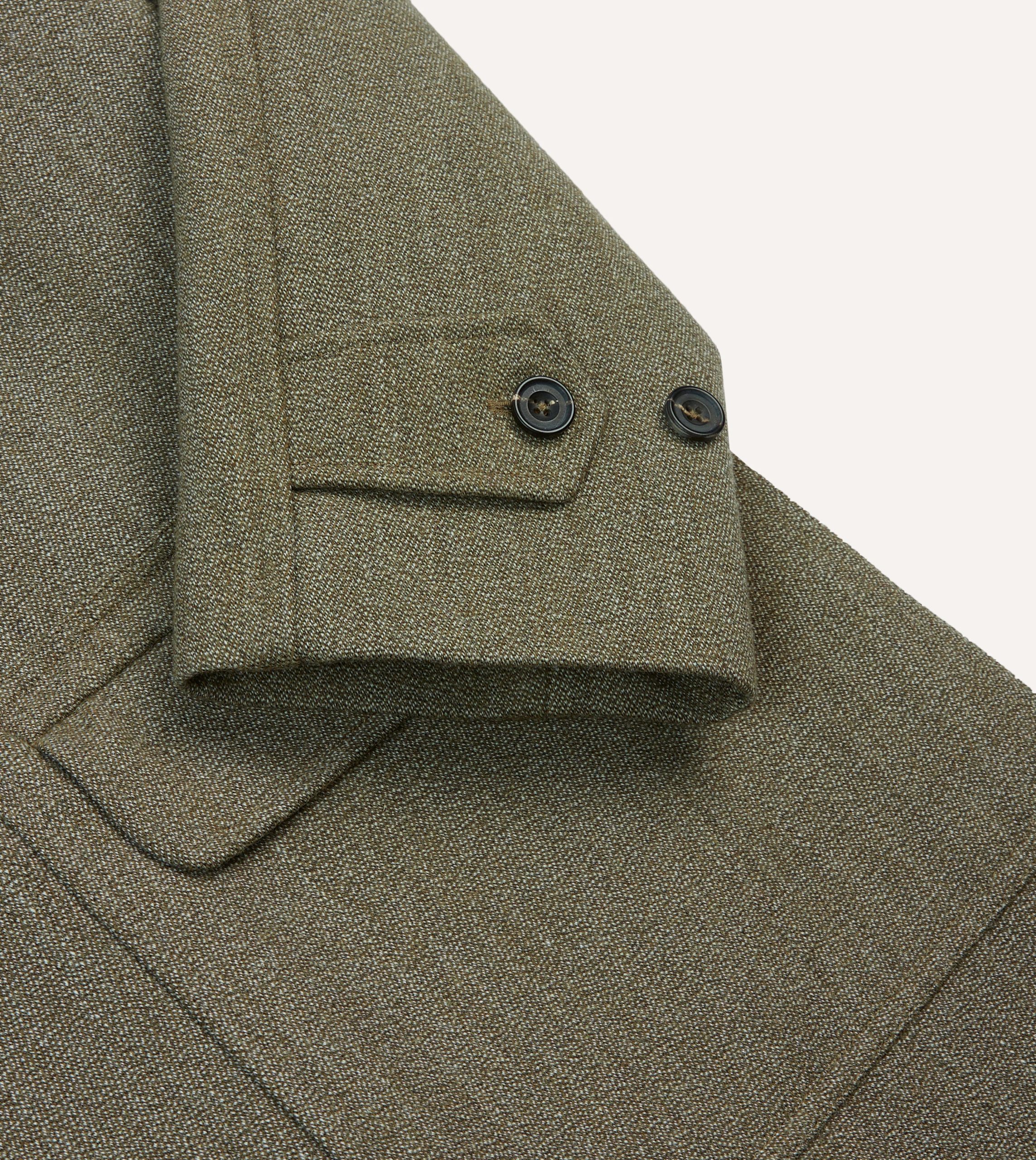 Lovat Keeper's Tweed Raglan Coat - Image 4