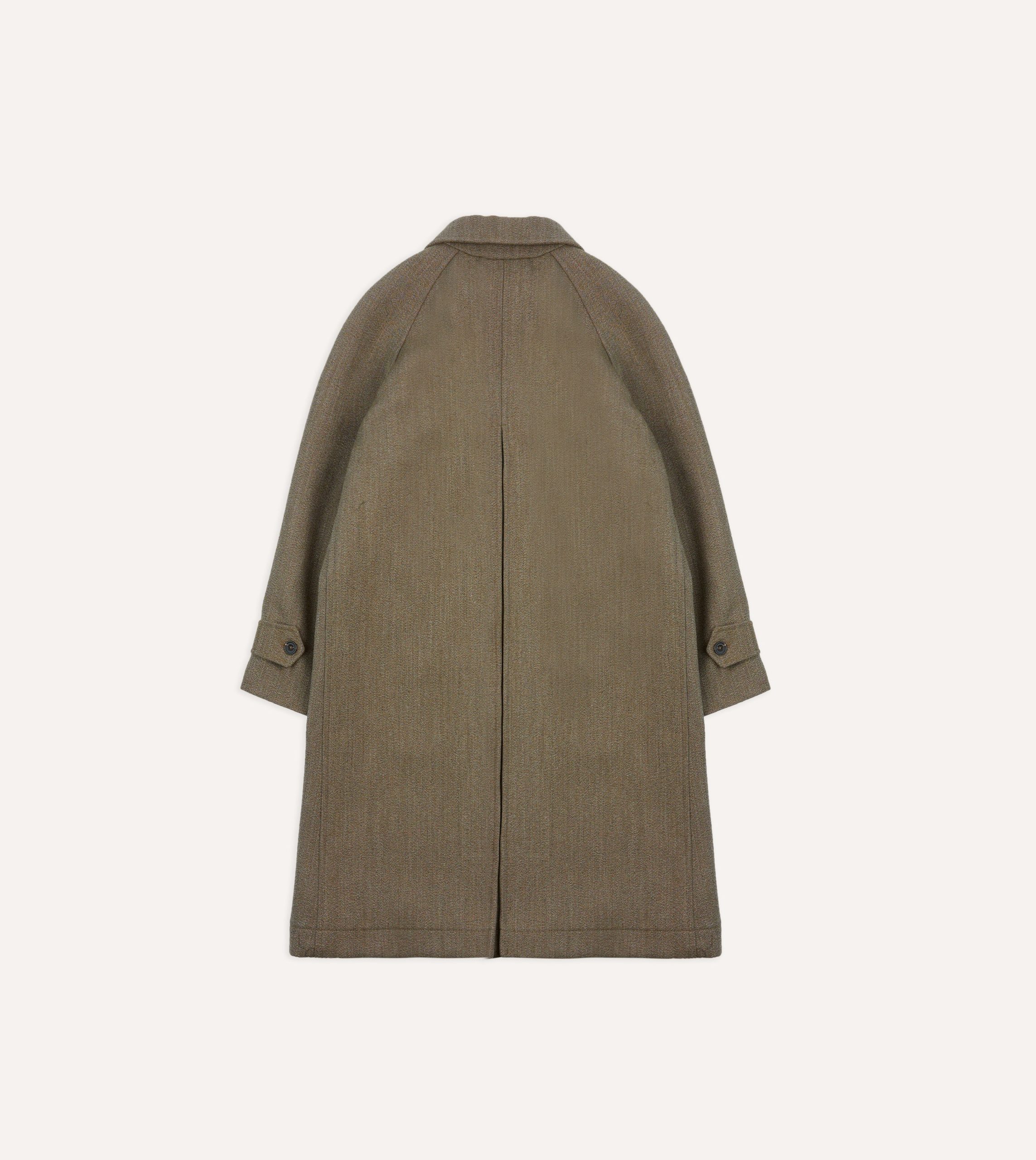 Lovat Keeper's Tweed Raglan Coat - Image 8