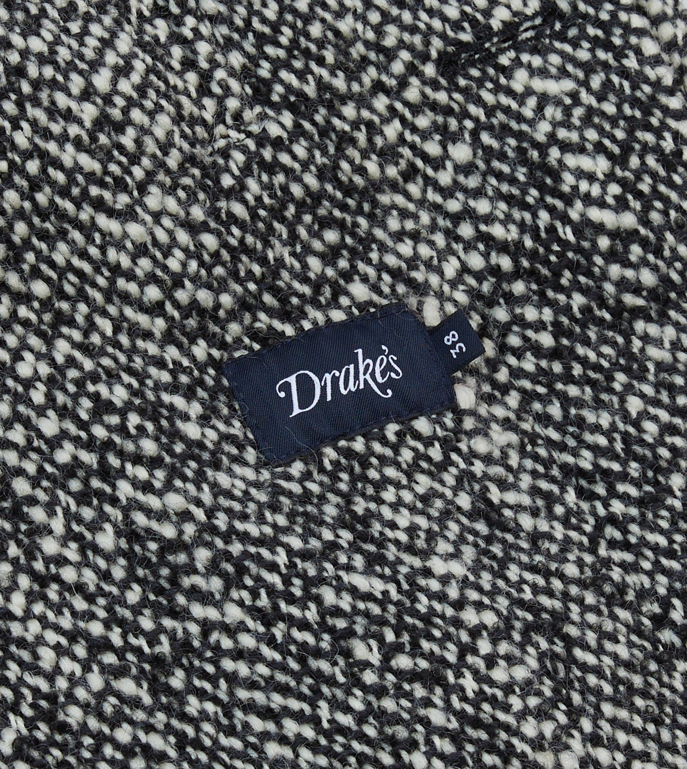 Salt and Pepper Wool Raglan Coat - Image 8