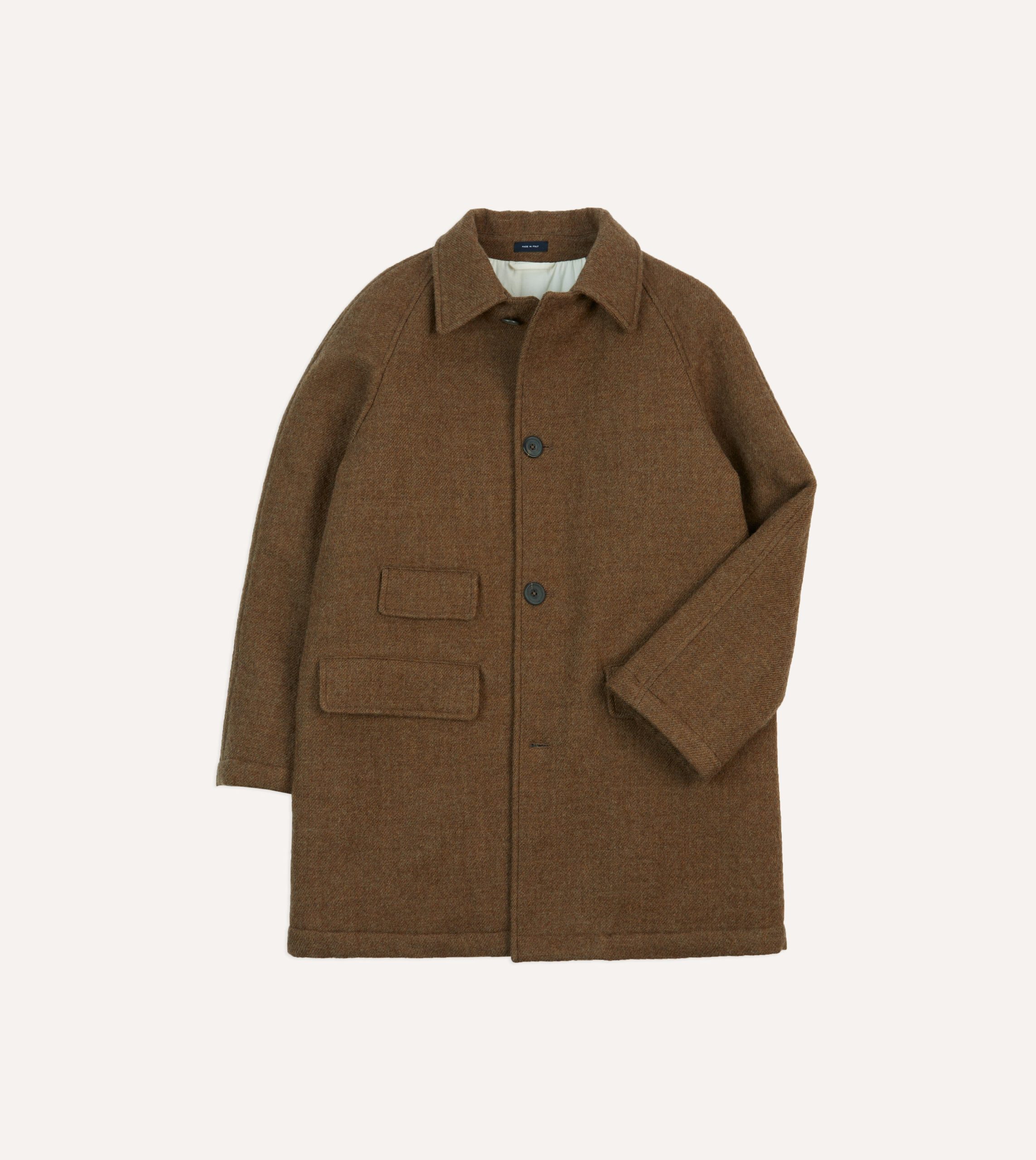 Brown Wool Car Coat