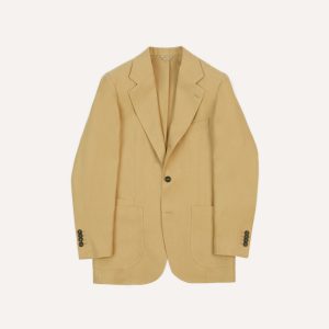 Sand Irish Linen Tailored Jacket