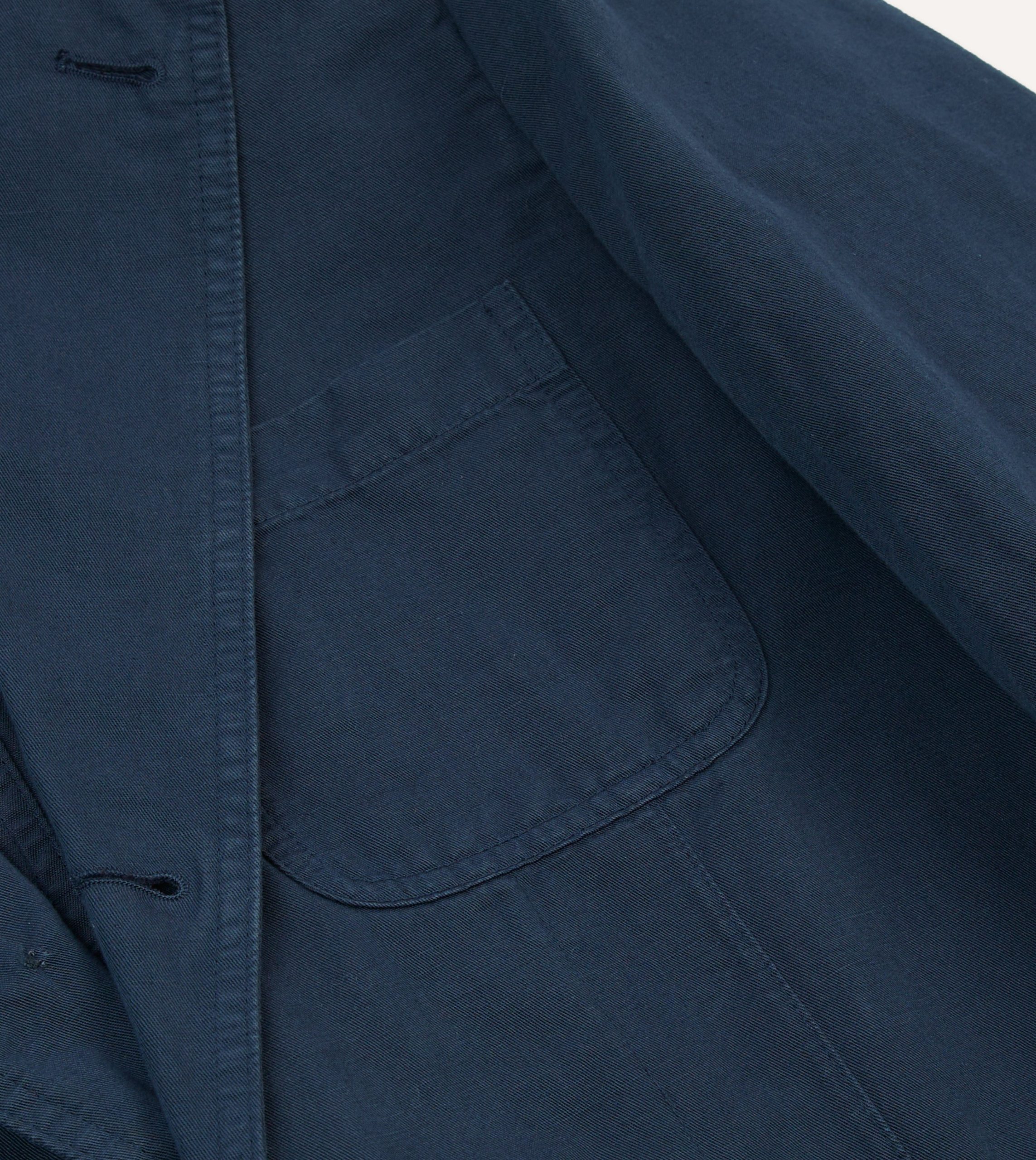 Navy Cotton Linen Games Blazer Mk. I - Image 4