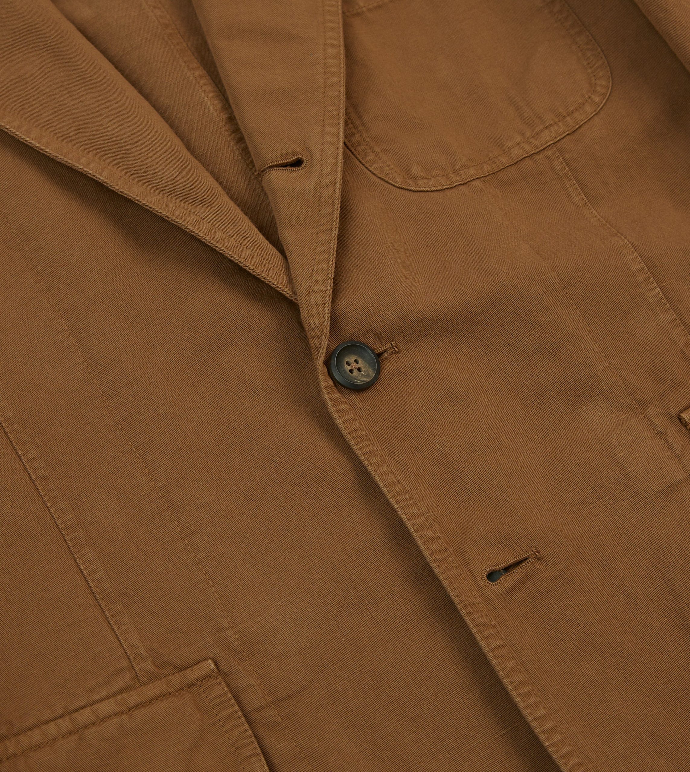 Tobacco Cotton Linen Games Blazer Mk. I - Image 5