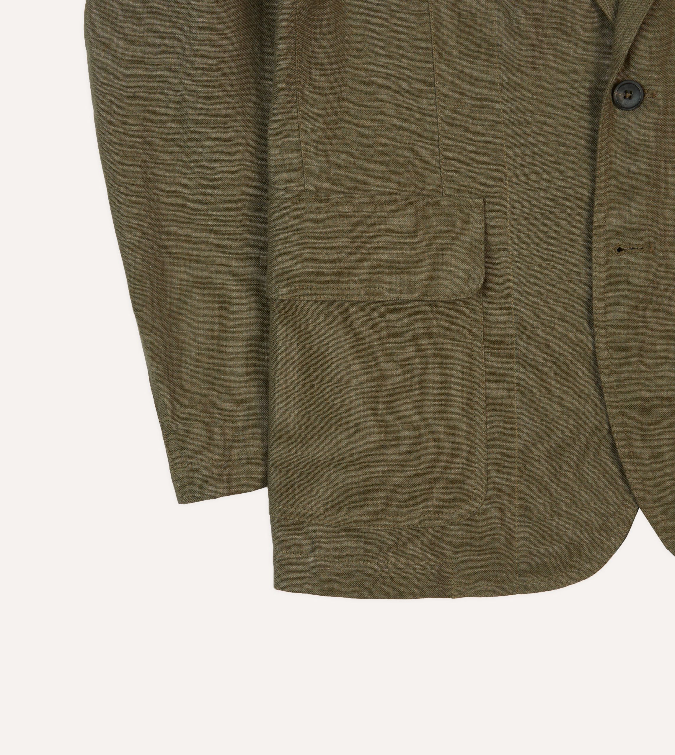 Olive Antique Linen Games Blazer Mk. I - Image 6