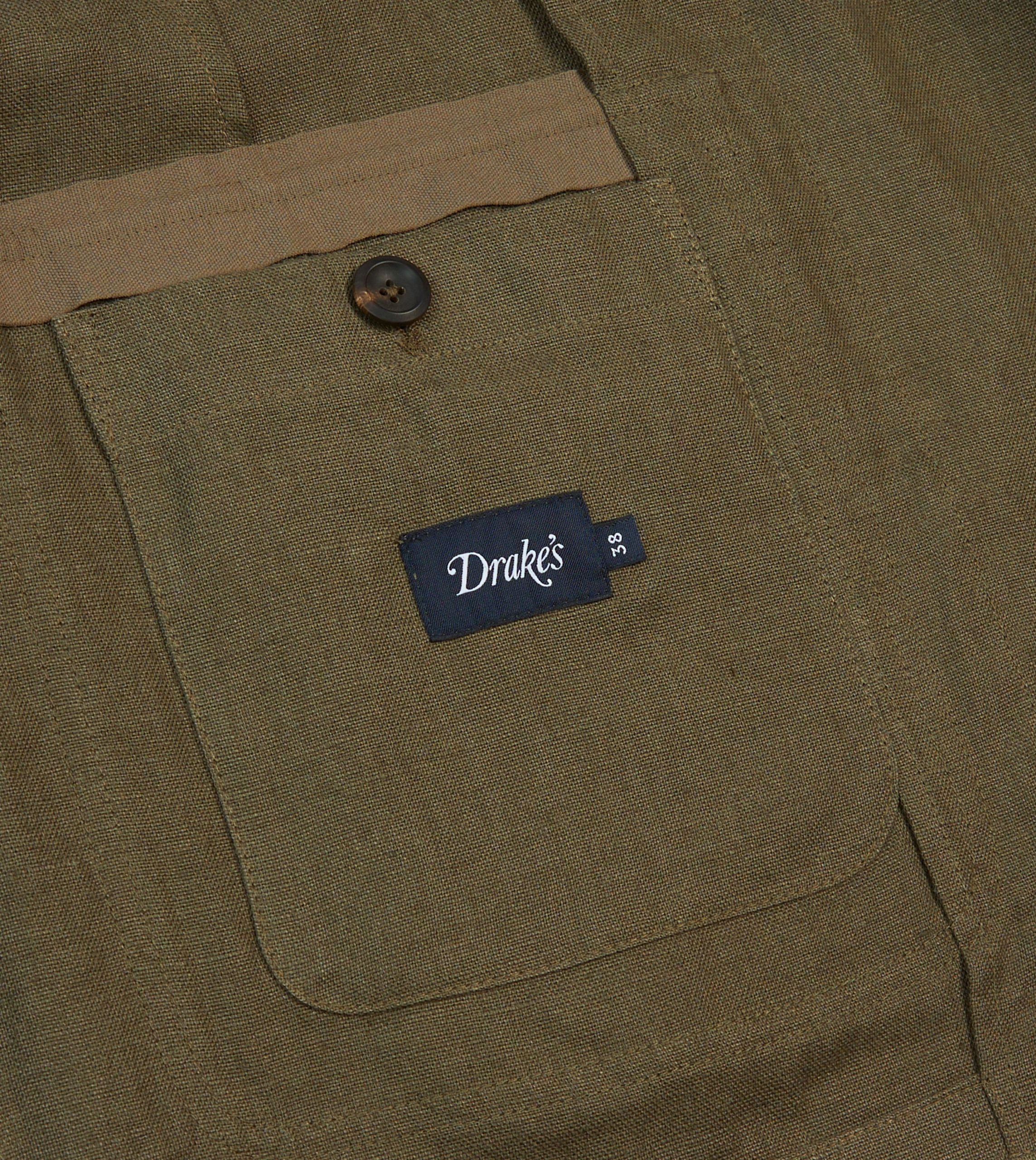 Olive Antique Linen Games Blazer Mk. I - Image 7