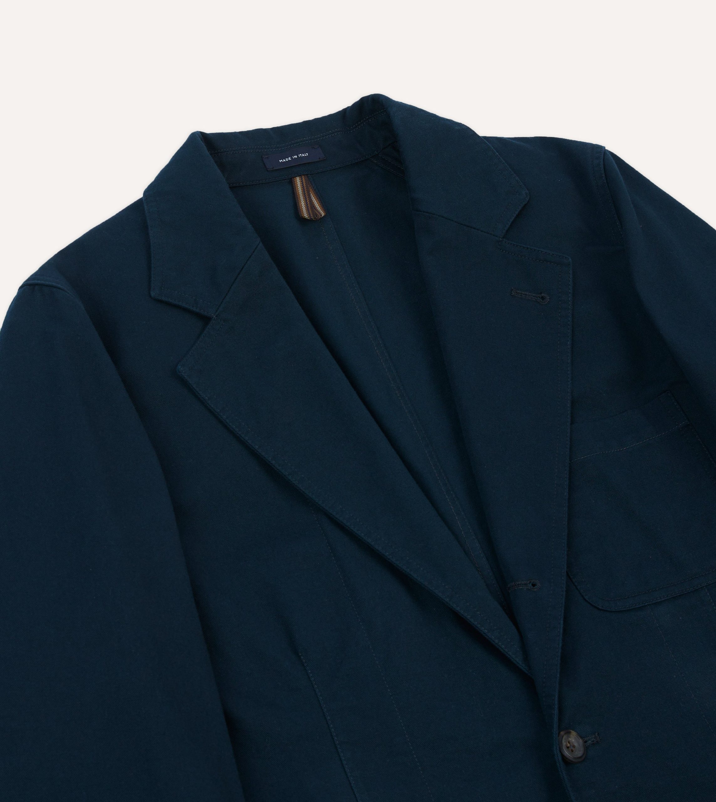 Navy Vintage Wash Cotton Games Blazer Mk. I - Image 3