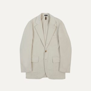 Ecru Heavy Cotton Twill Games Blazer Mk. I