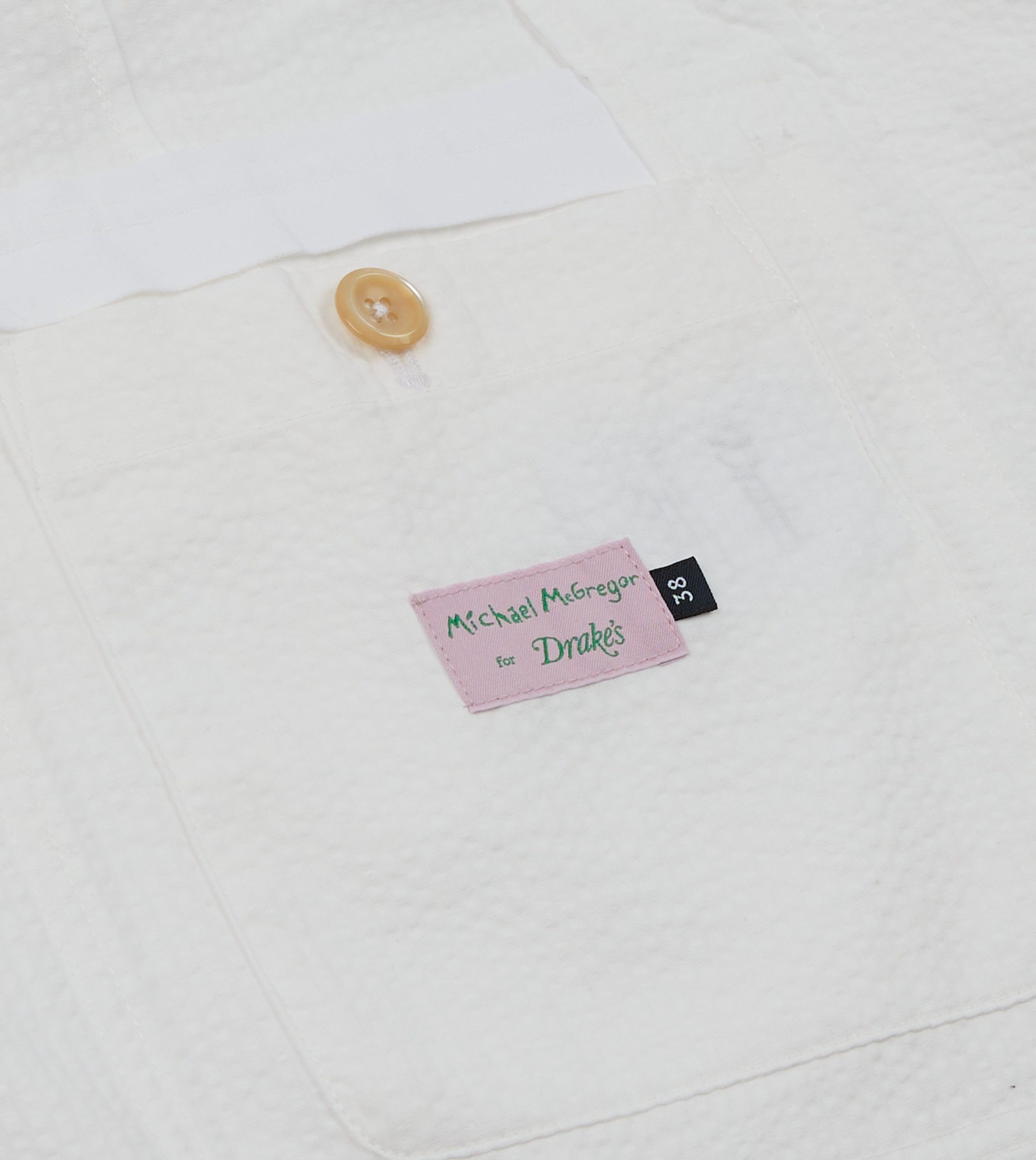 Michael McGregor for Drake's White Seersucker Games Blazer Mk. I - Image 8