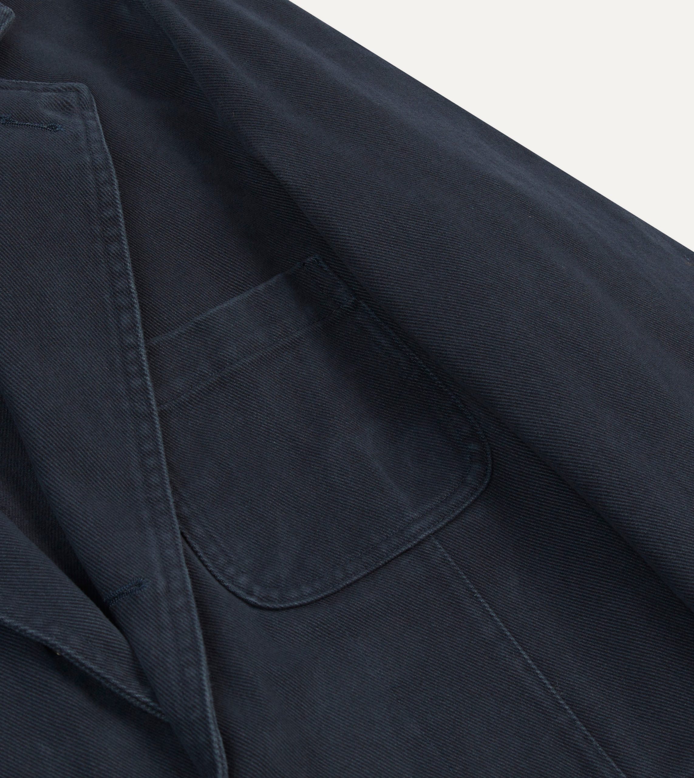 Dark Navy Heavy Cotton Twill Games Blazer Mk. I - Image 4