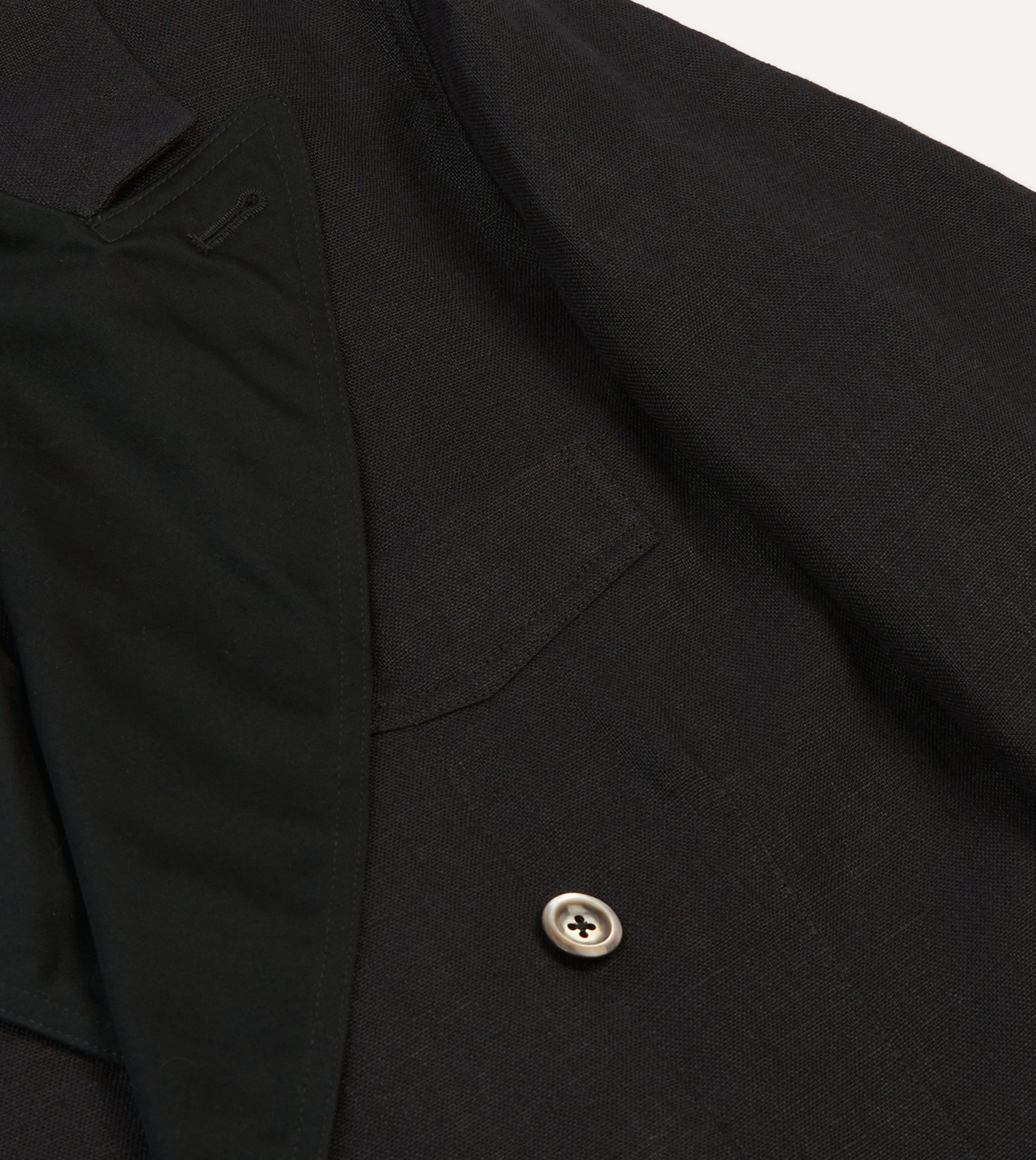 Black Linen Games Mk. V Dinner Jacket - Image 4