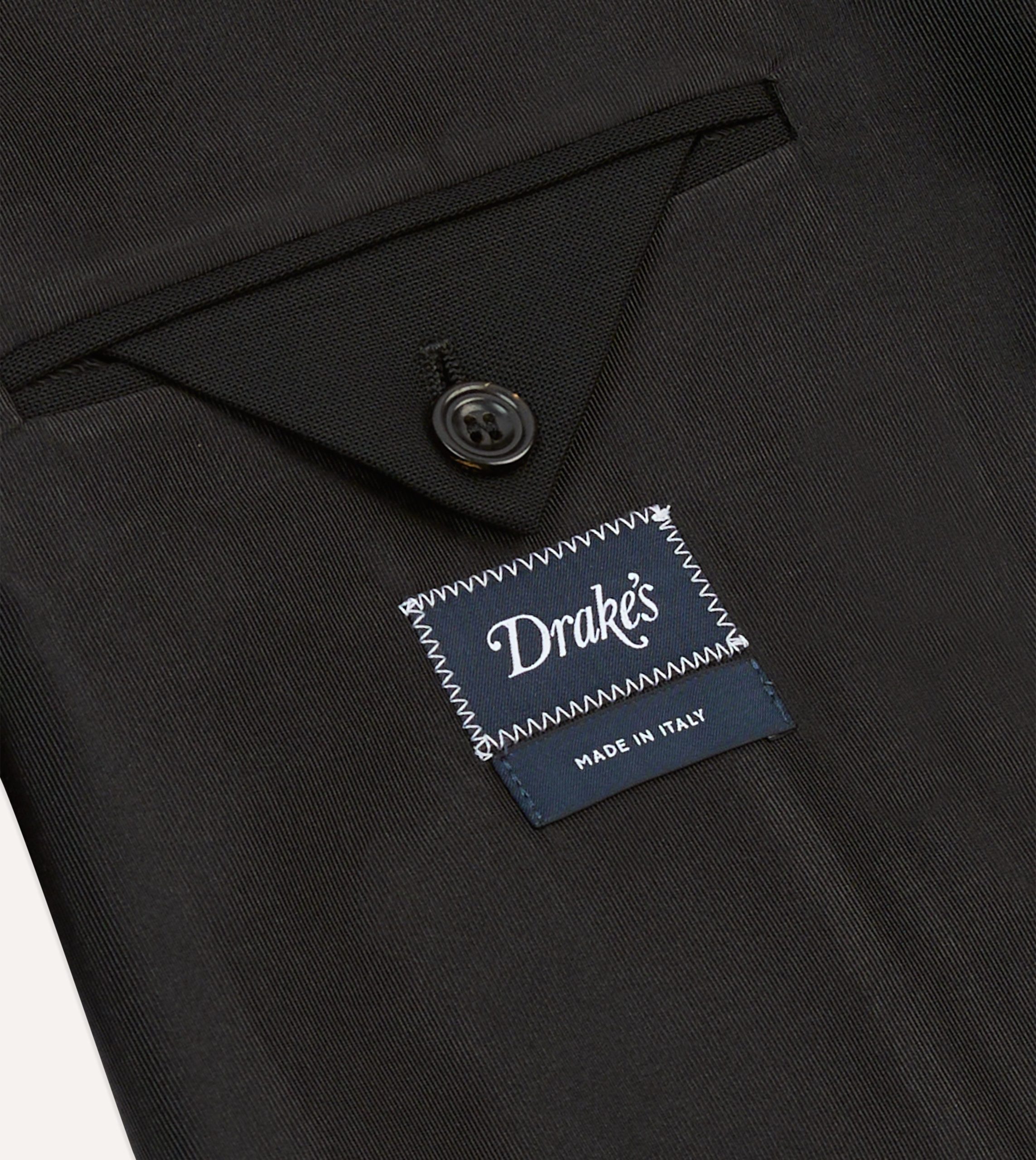 Black Wool Shawl Collar Tuxedo Blazer - Image 7